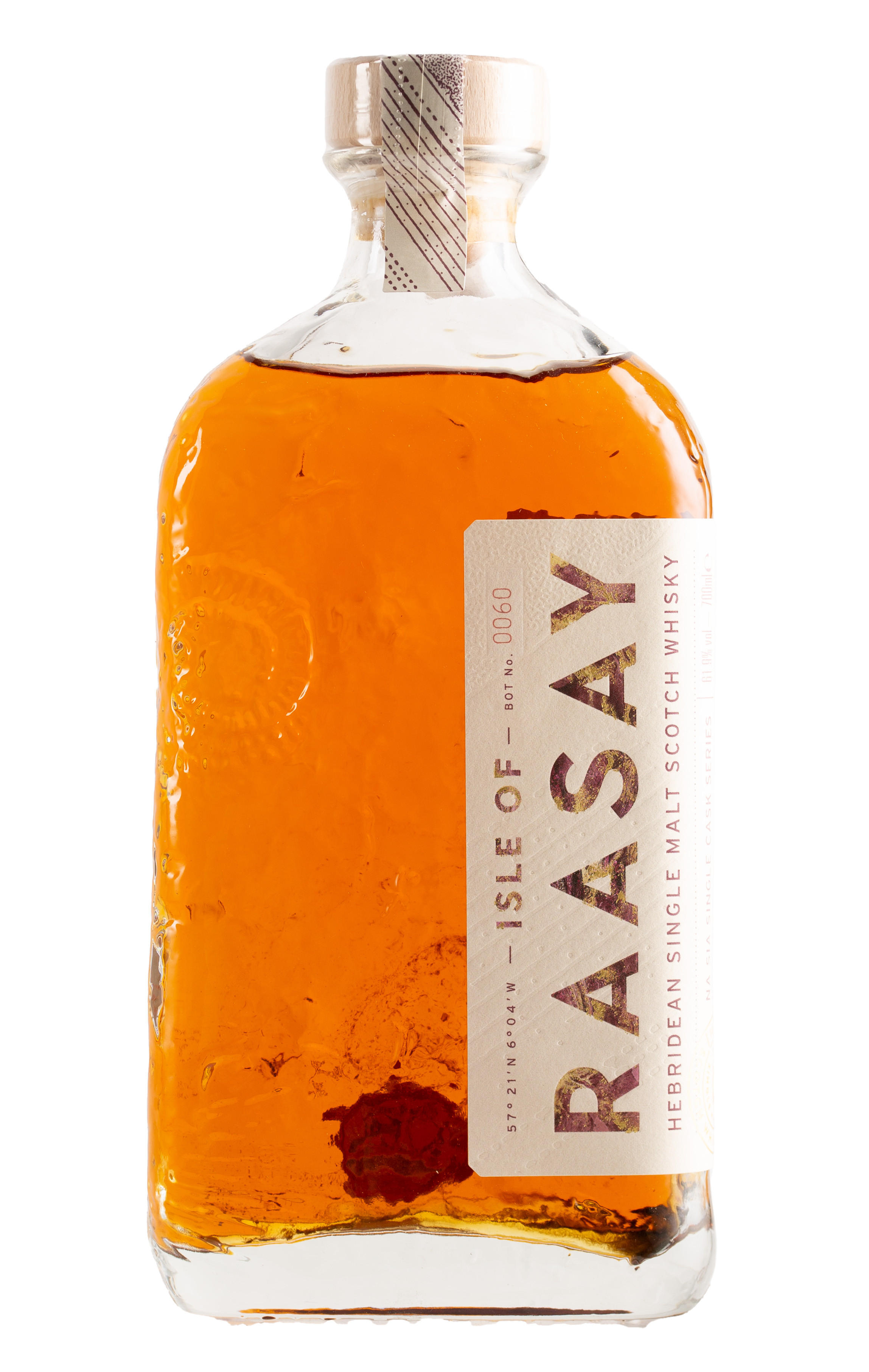 Isle of Raasay, Na Sia Single Cask Collection, Unpeated Virgin Chinkapin Oak, Cask No. 19/164, Bottled 2022, Single Malt Scotch Whisky (61.9%) bottle
