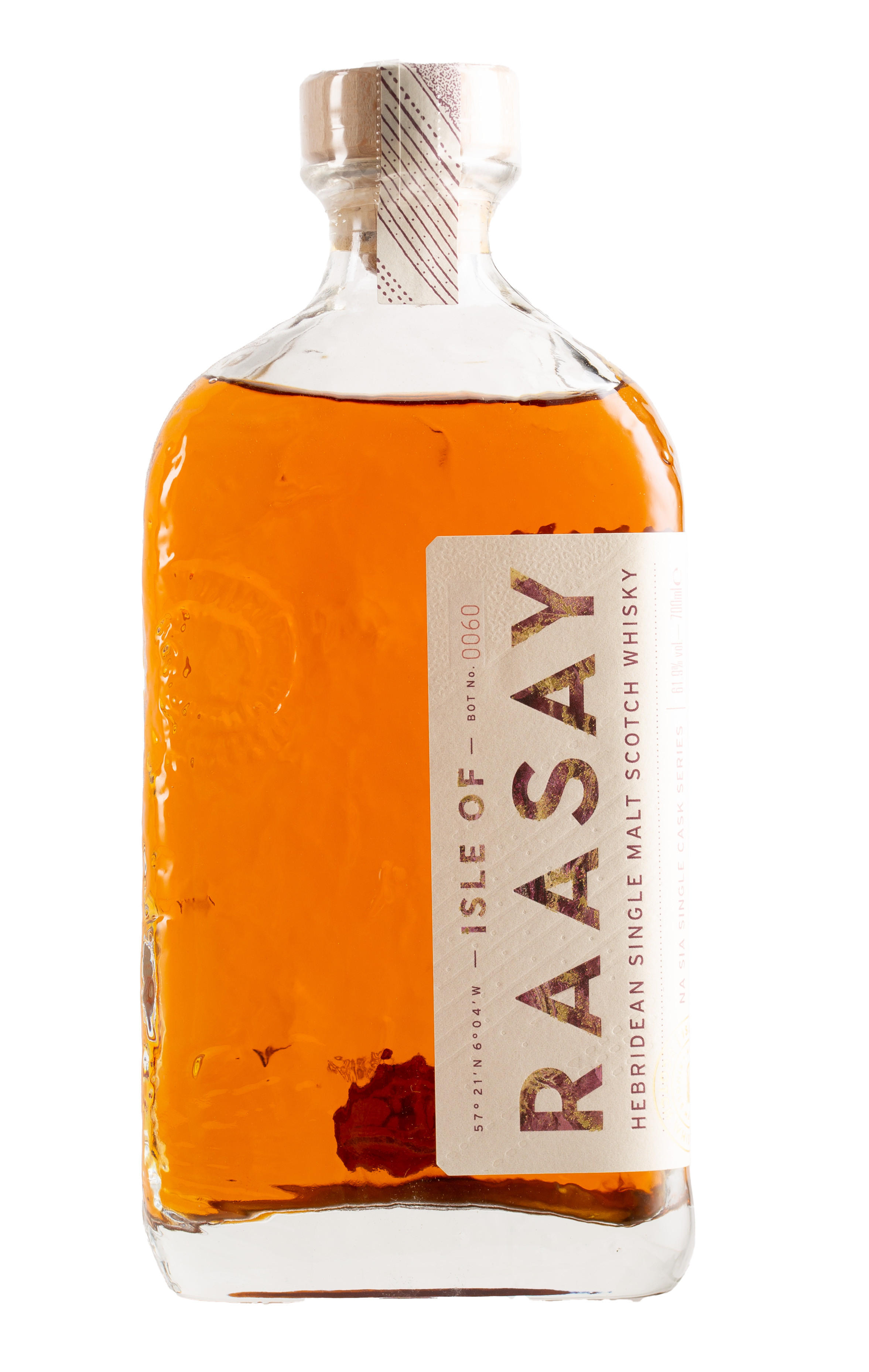 Isle of Raasay, Na Sia Single Cask Collection, Unpeated Ex-Bordeaux Red Wine, Cask No. 18/247, Bottled 2022, Single Malt Scotch Whisky (61.9%) bottle