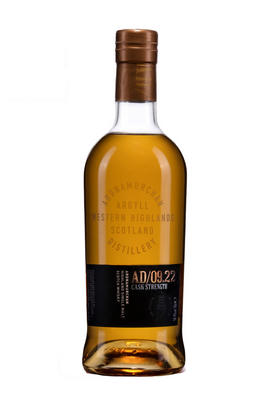 Ardnamurchan, AD/09.22, Cask Strength, Highland, Single Malt Scotch Whisky (58.4%)