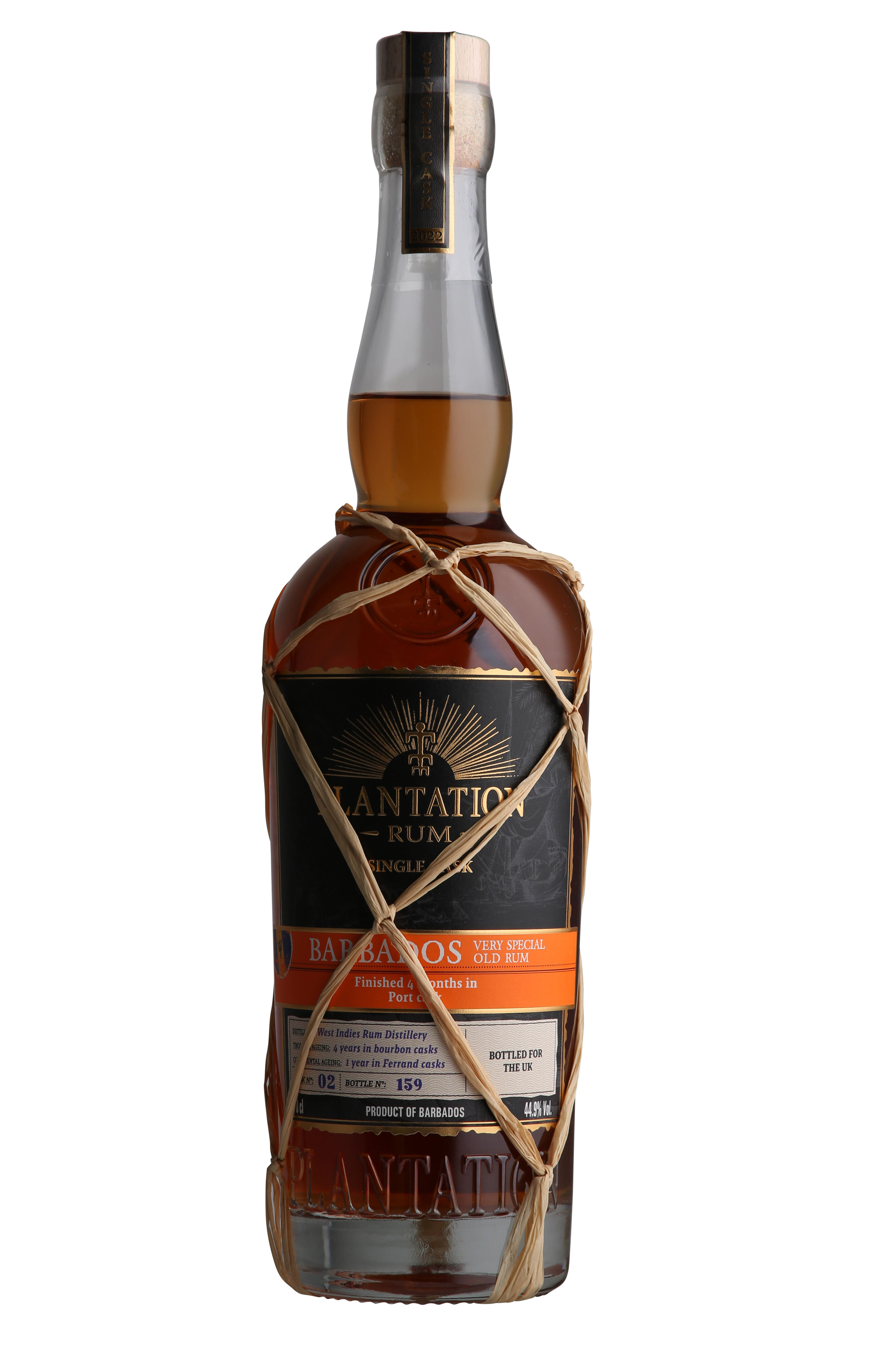 Plantation, Single Cask 2022 Release, Port Cask, Rum, Barbados (44.9%)