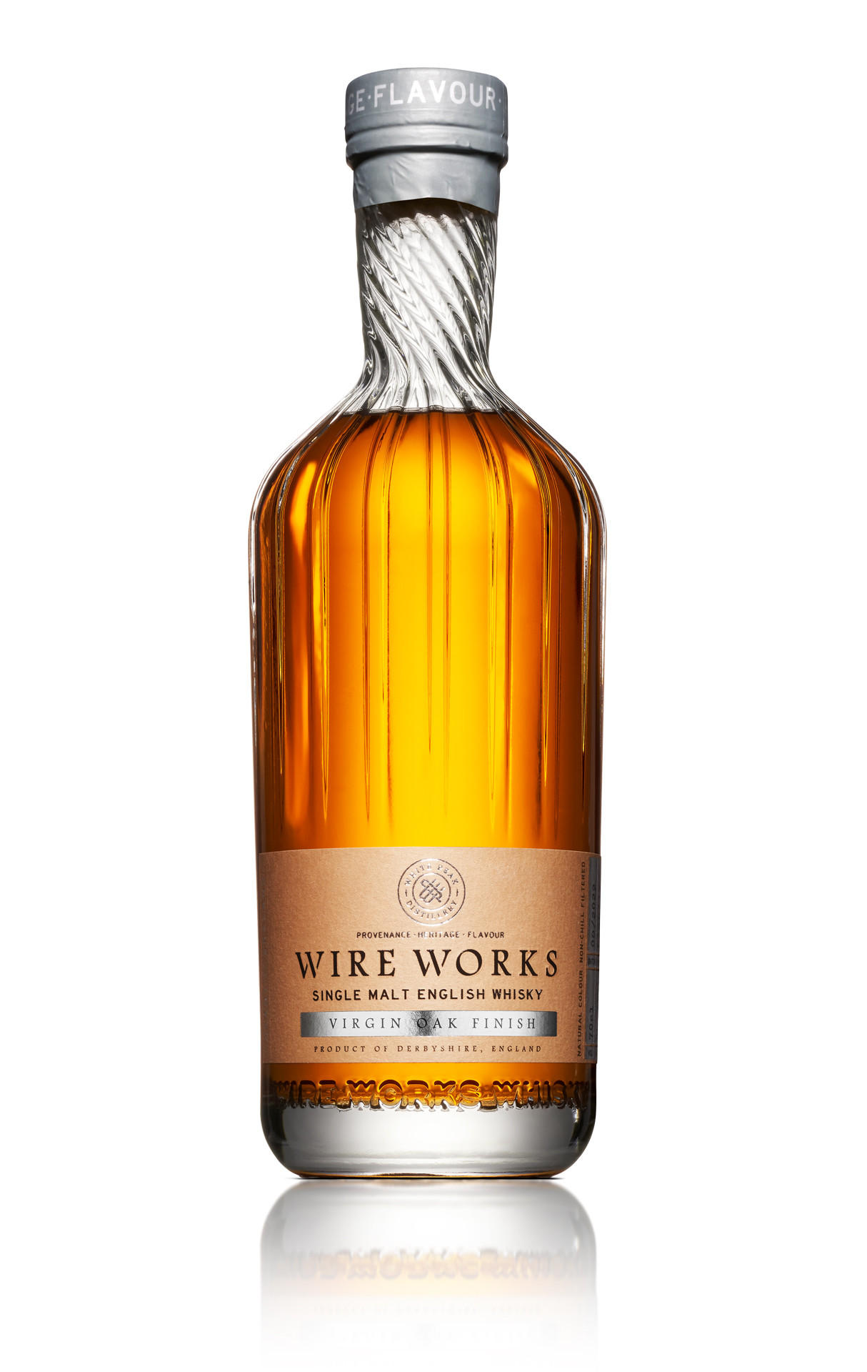 White Peak Distillery, Wire Works, Virgin Oak Finish, Single Malt Whisky, England (51.7%) bottle