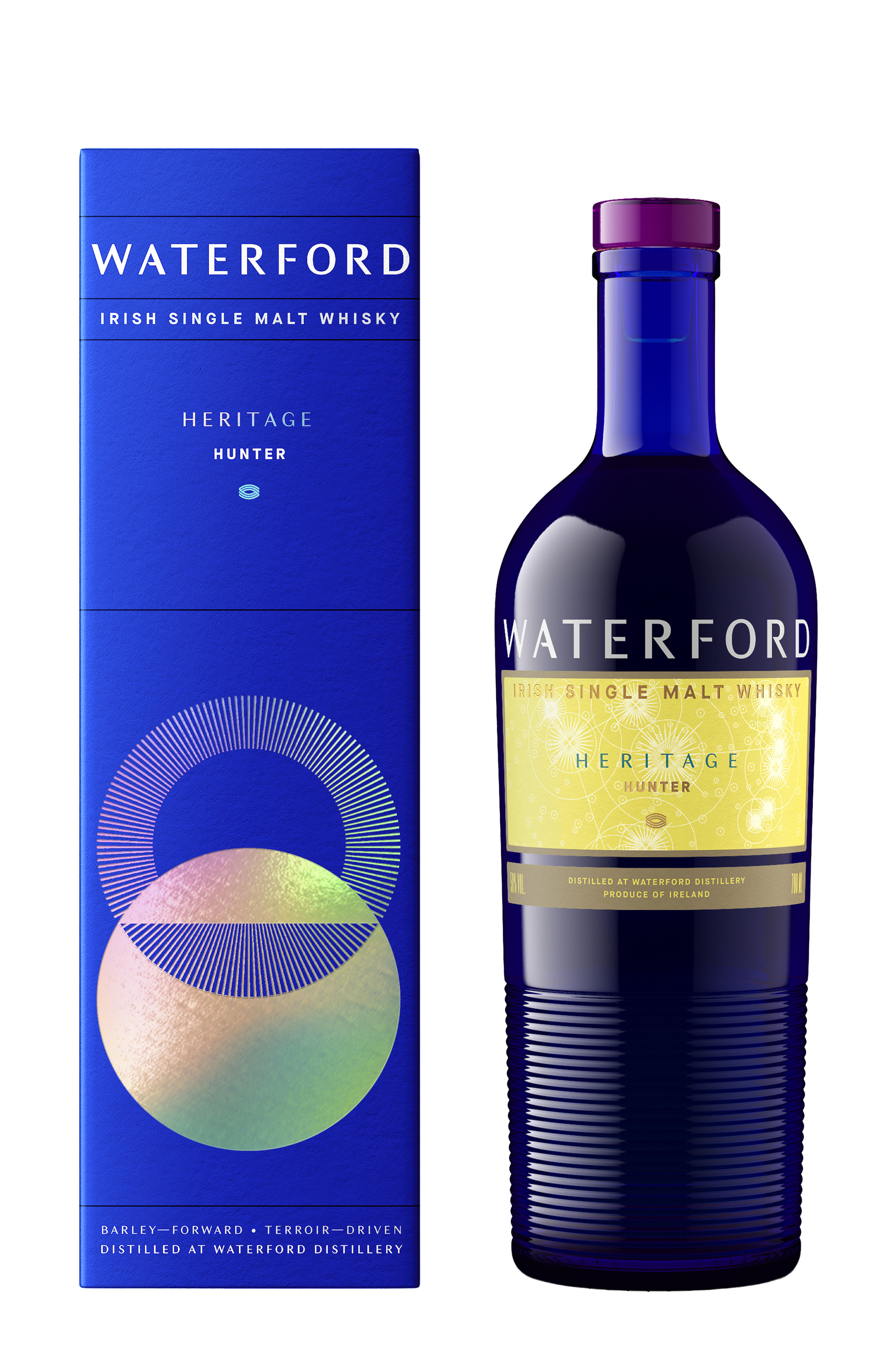 Waterford, Heritage, Hunter 1.1, Single Malt Whiskey, Ireland (50%) bottle