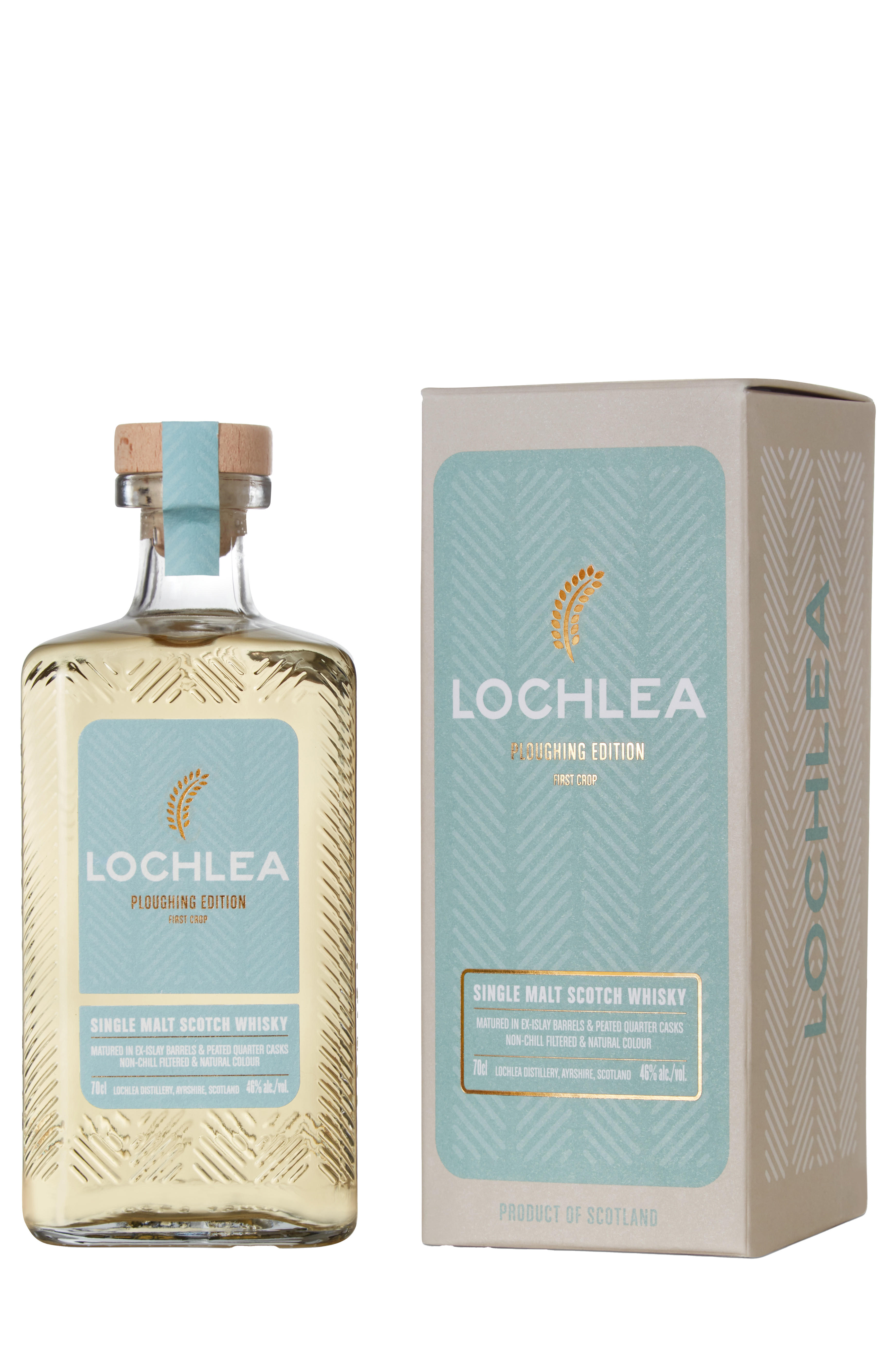 Lochlea, Ploughing Edition, First Crop, Lowland, Single Malt Scotch Whisky (46%) bottle
