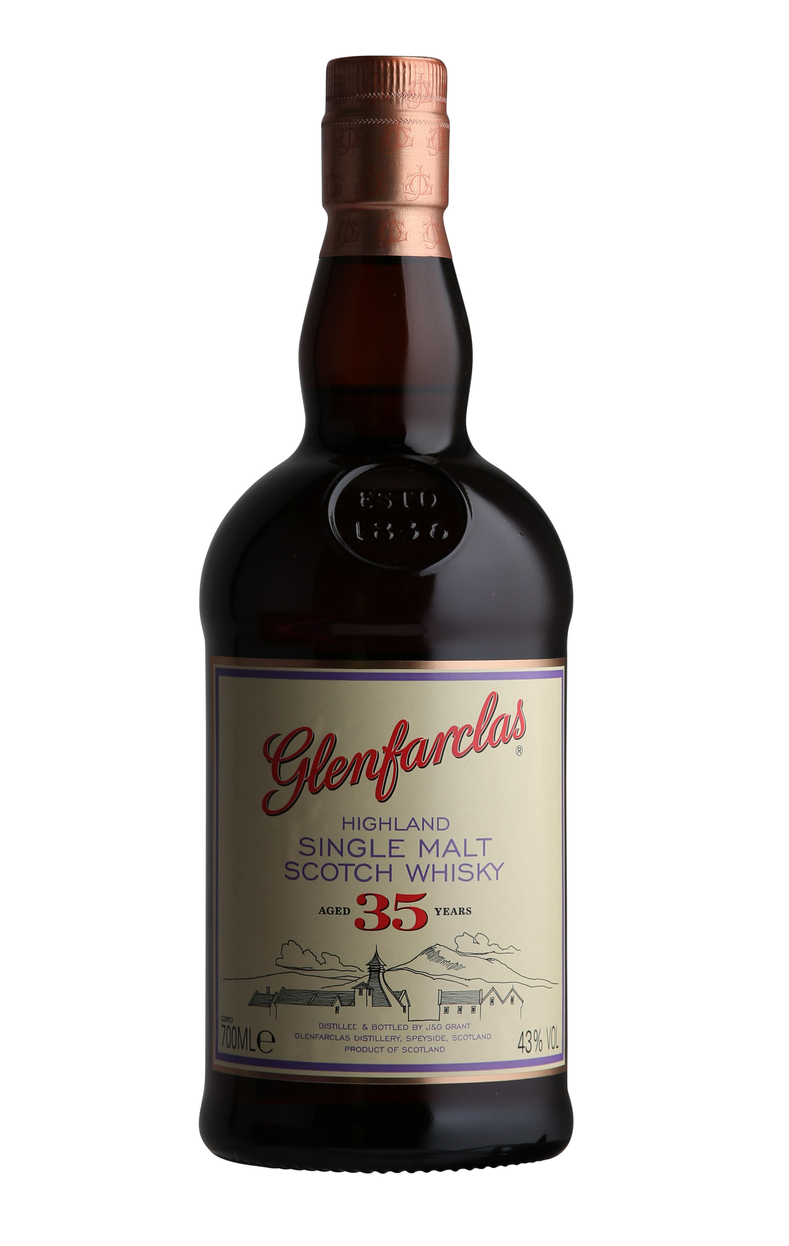 Glenfarclas, 35-Year-Old, Speyside, Single Malt Scotch Whisky (43%) bottle