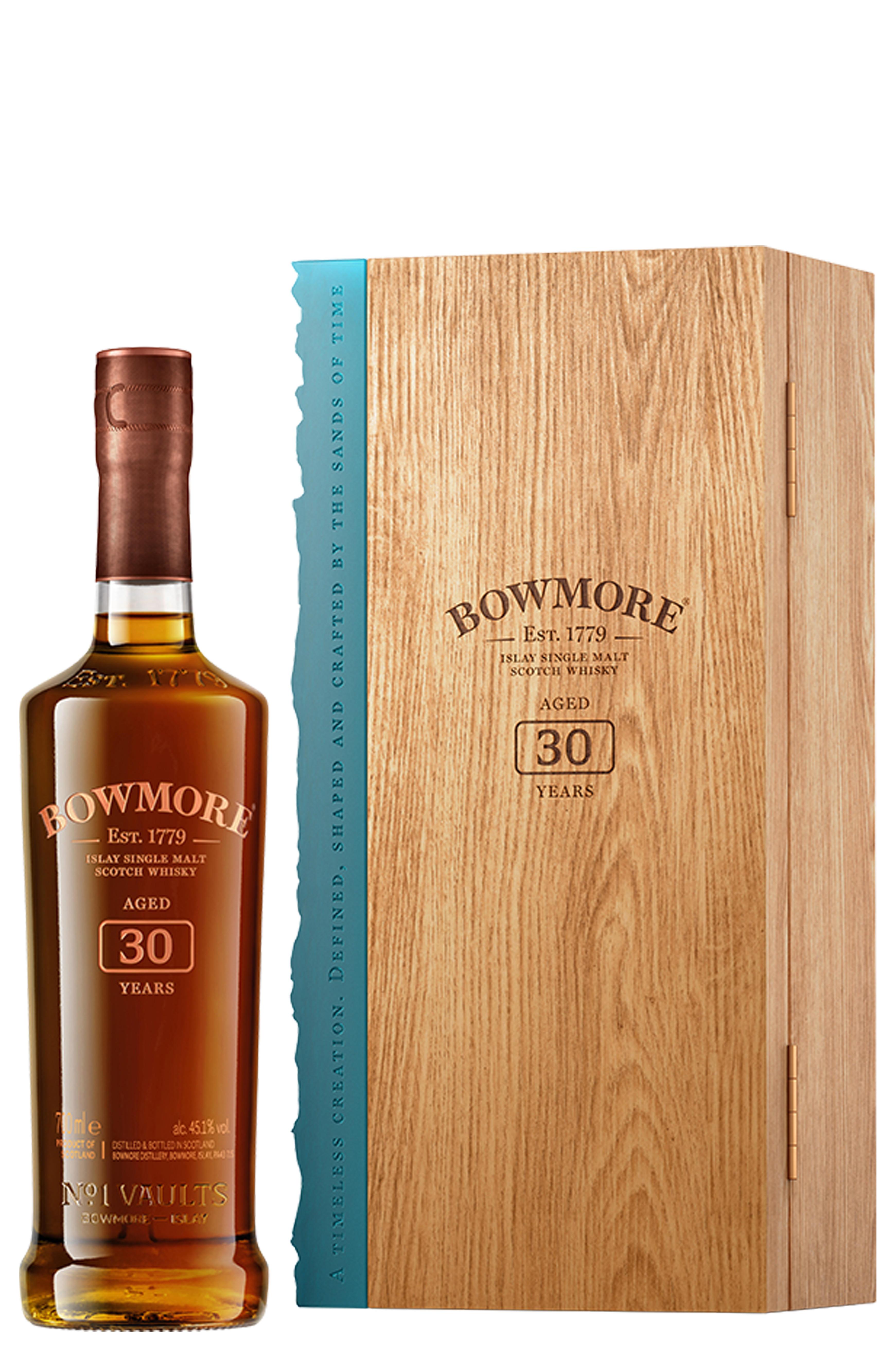Bowmore, 30-Year-Old, 2022 Release, Islay, Single Malt Scotch Whisky (45.3%) bottle