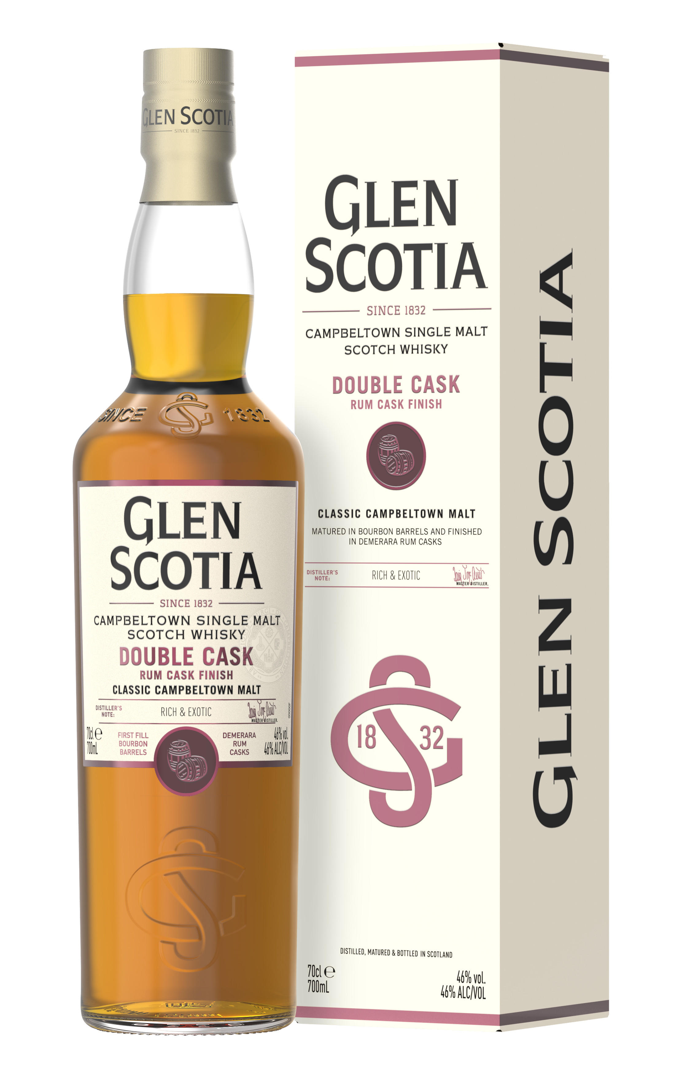 Glen Scotia, Double Cask, Campbeltown, Single Malt Scotch Whisky (46%) bottle