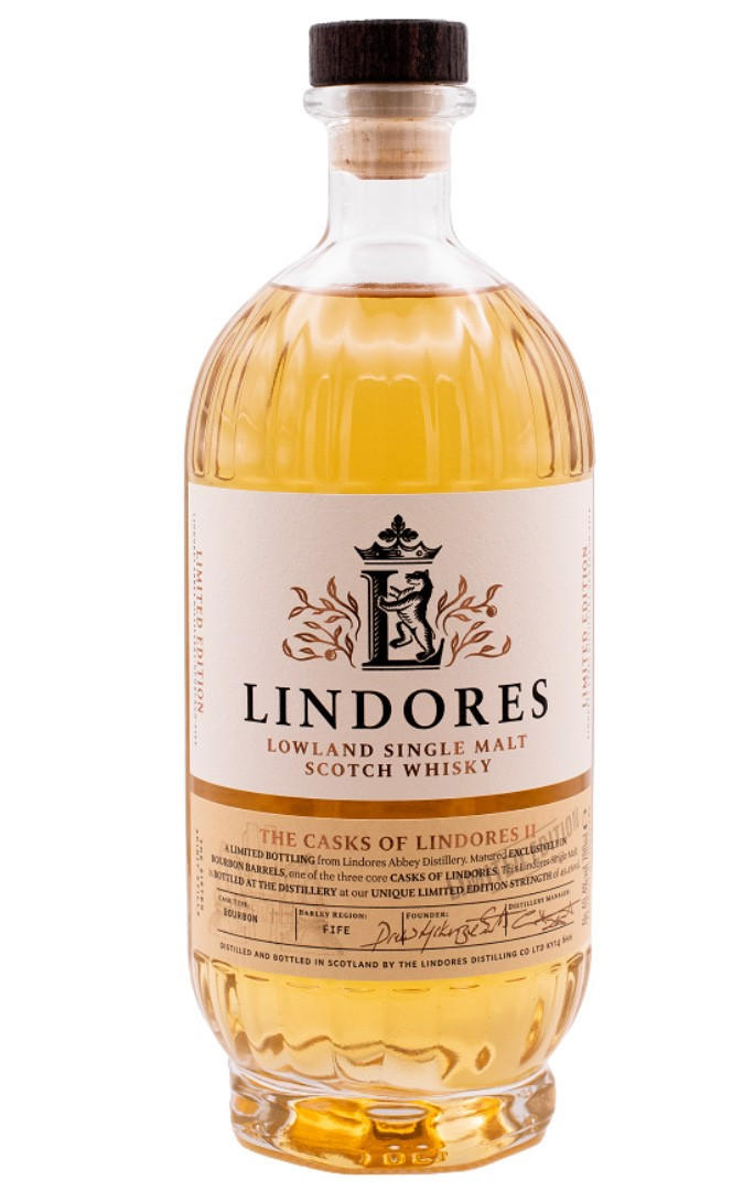 Lindores Abbey, The Casks of Lindores II, Bourbon Cask, Lowlands, Single Malt Scotch Whisky (49.4%) bottle