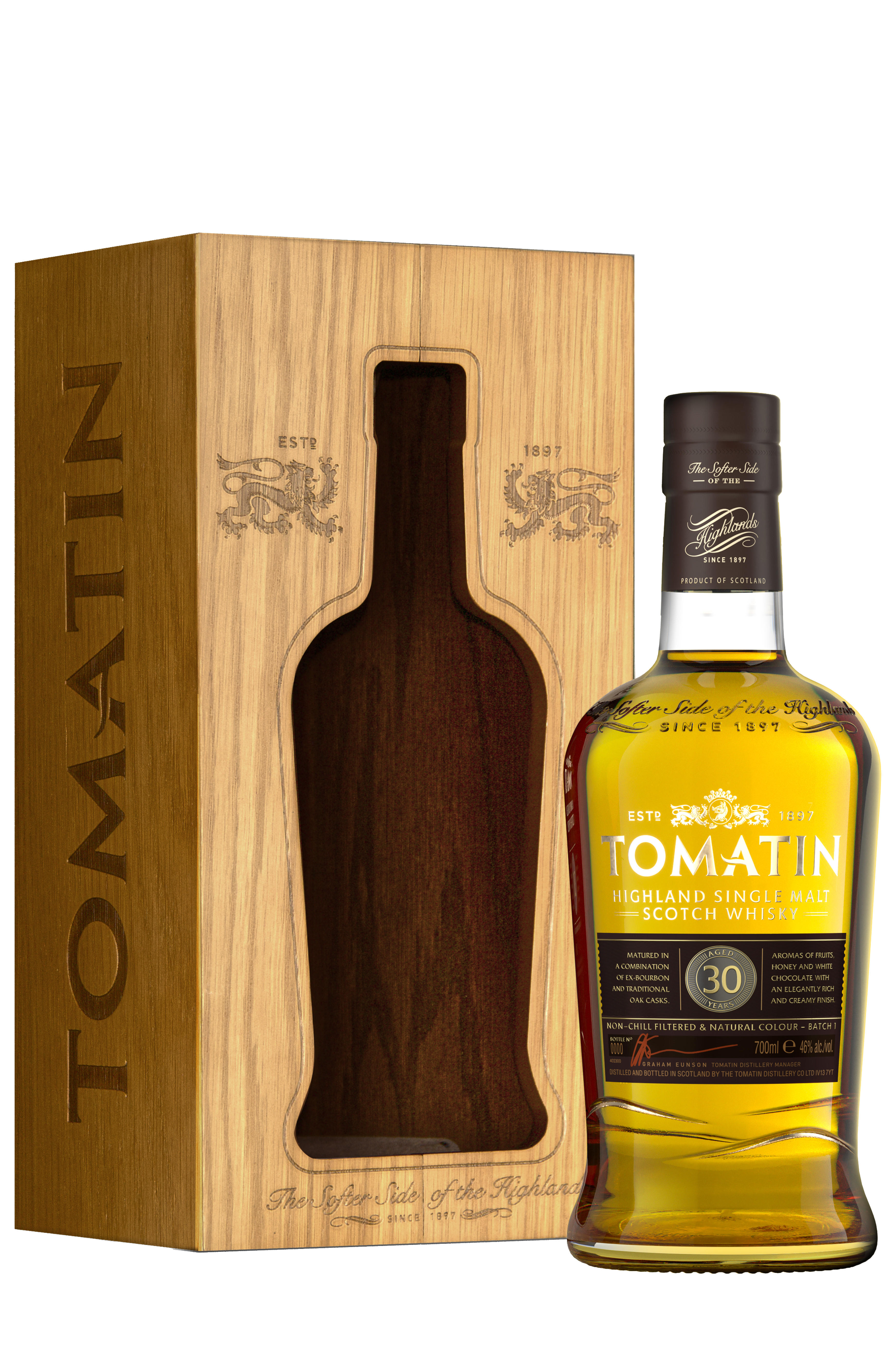 Tomatin, Batch 6, 30-Year-Old, Highland, Single Malt Scotch Whisky (46%) bottle