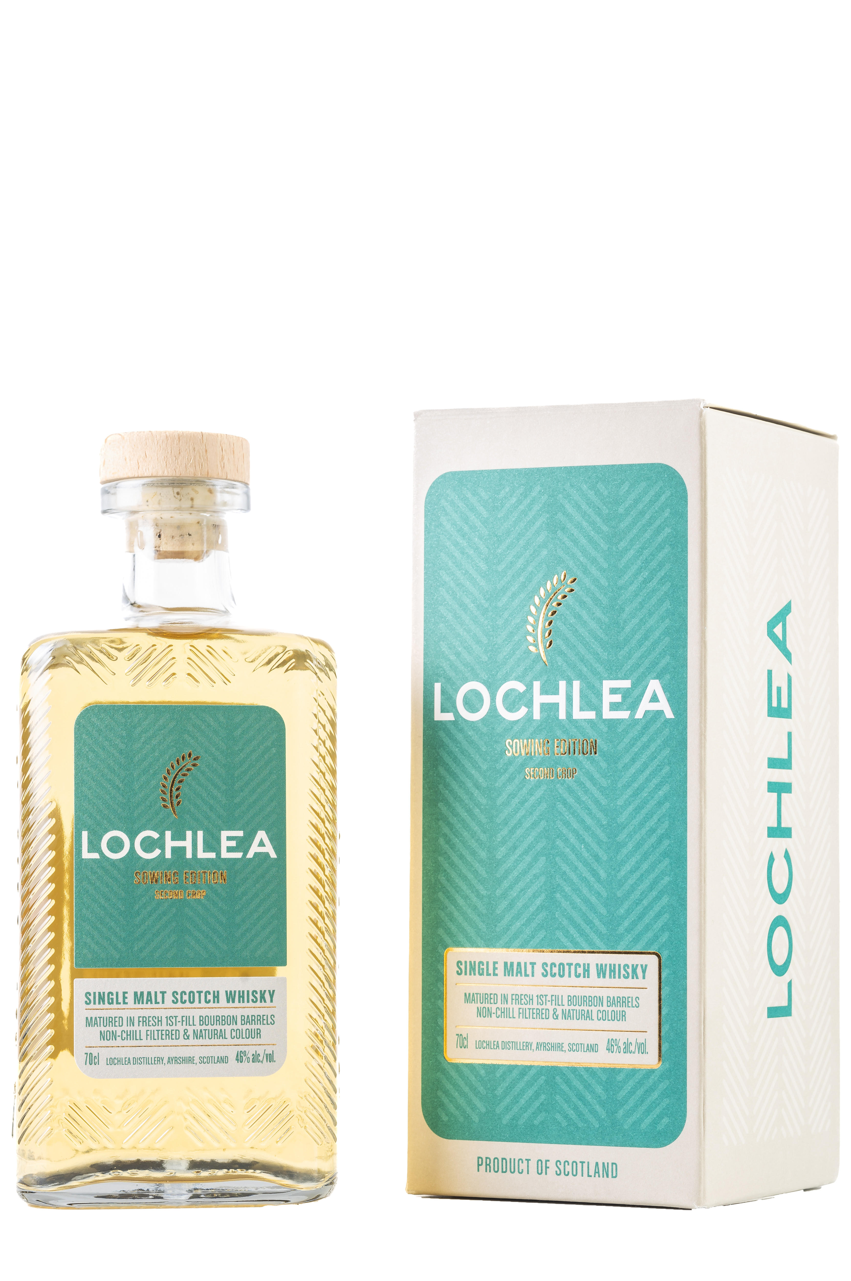Lochlea, Sowing Edition, Second Crop, Lowland, Single Malt Scotch Whisky (46%) bottle