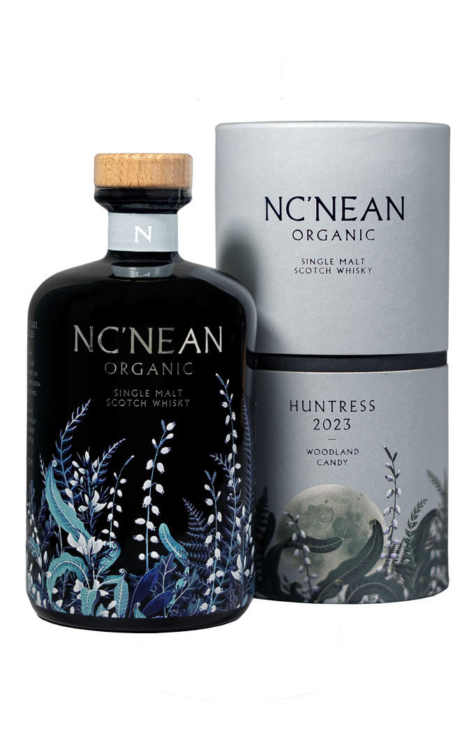 Nc'nean, Huntress 2023, Woodland Candy, Organic, Highland, Single Malt Scotch Whisky (48.5%) bottle
