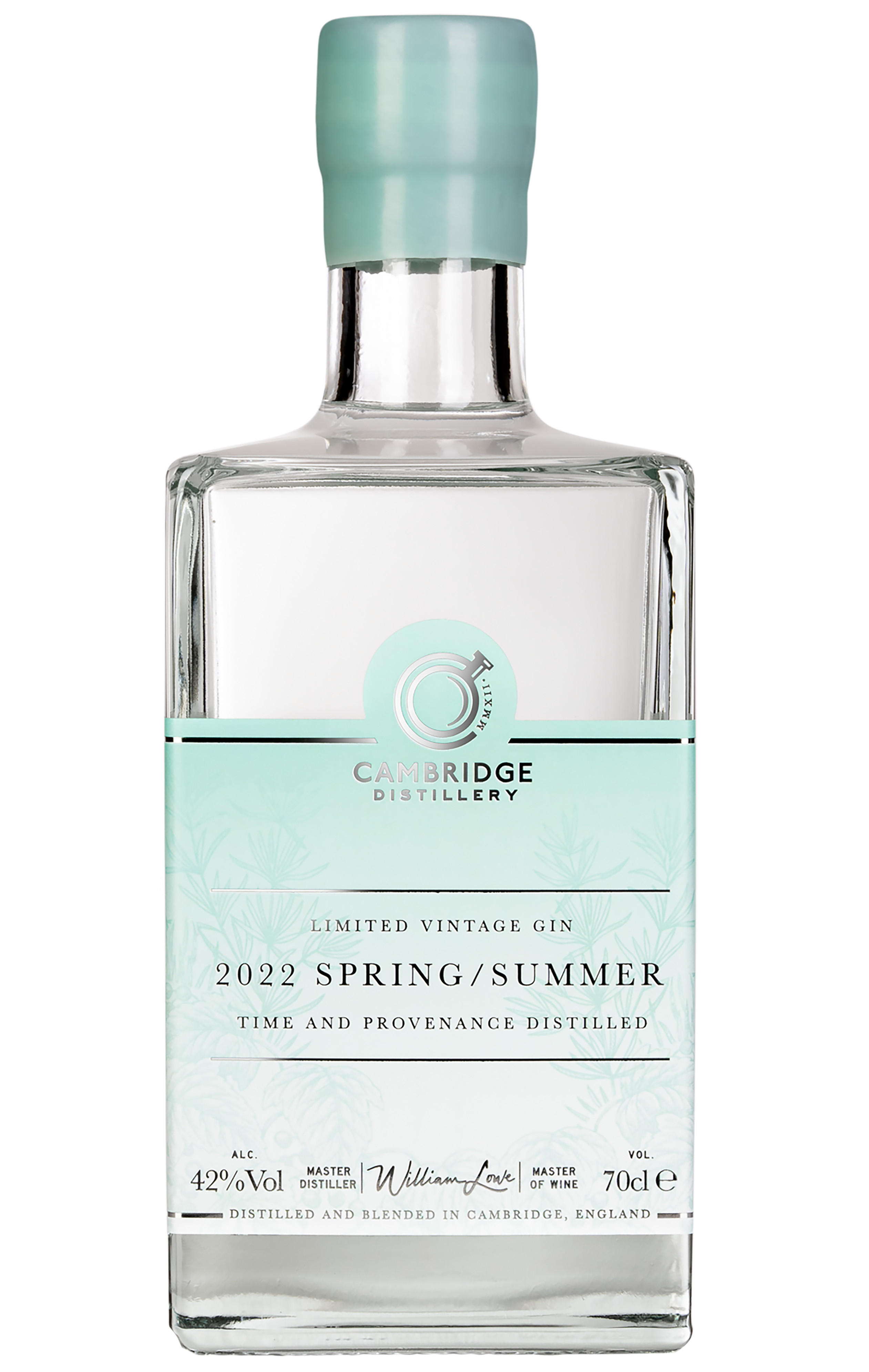 Cambridge Distillery, 2022 Spring/ Summer Limited Vintage Gin (42%) bottle