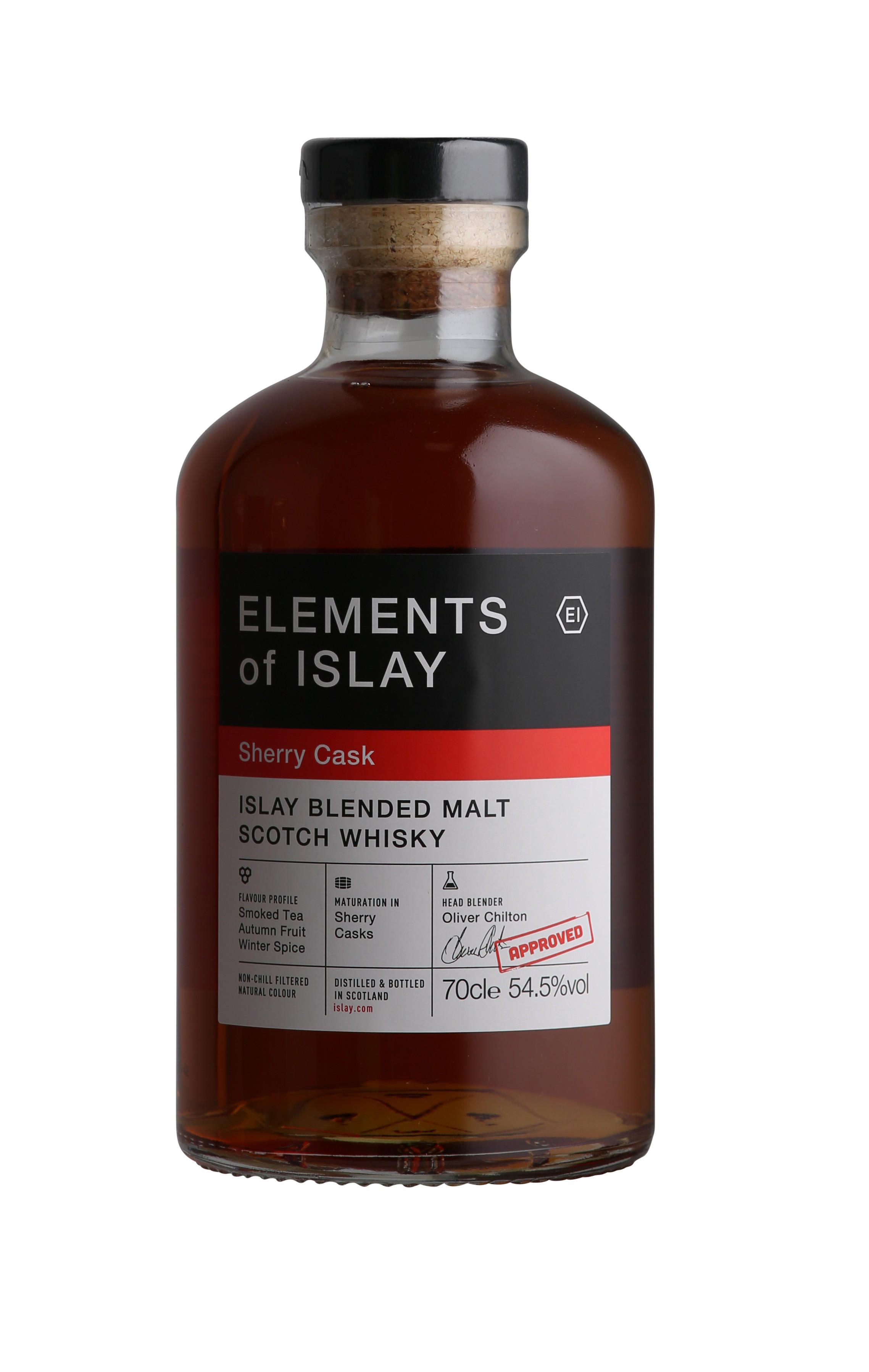 Elements of Islay, Sherry Cask, Islay, Blended Malt Scotch Whisky (54.5%) bottle