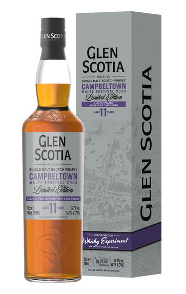Glen Scotia, Festival 2023 Limited Edition White Port Cask, 11-Year- Old, Campbeltown, Single Malt Scotch Whisky (54.7%)