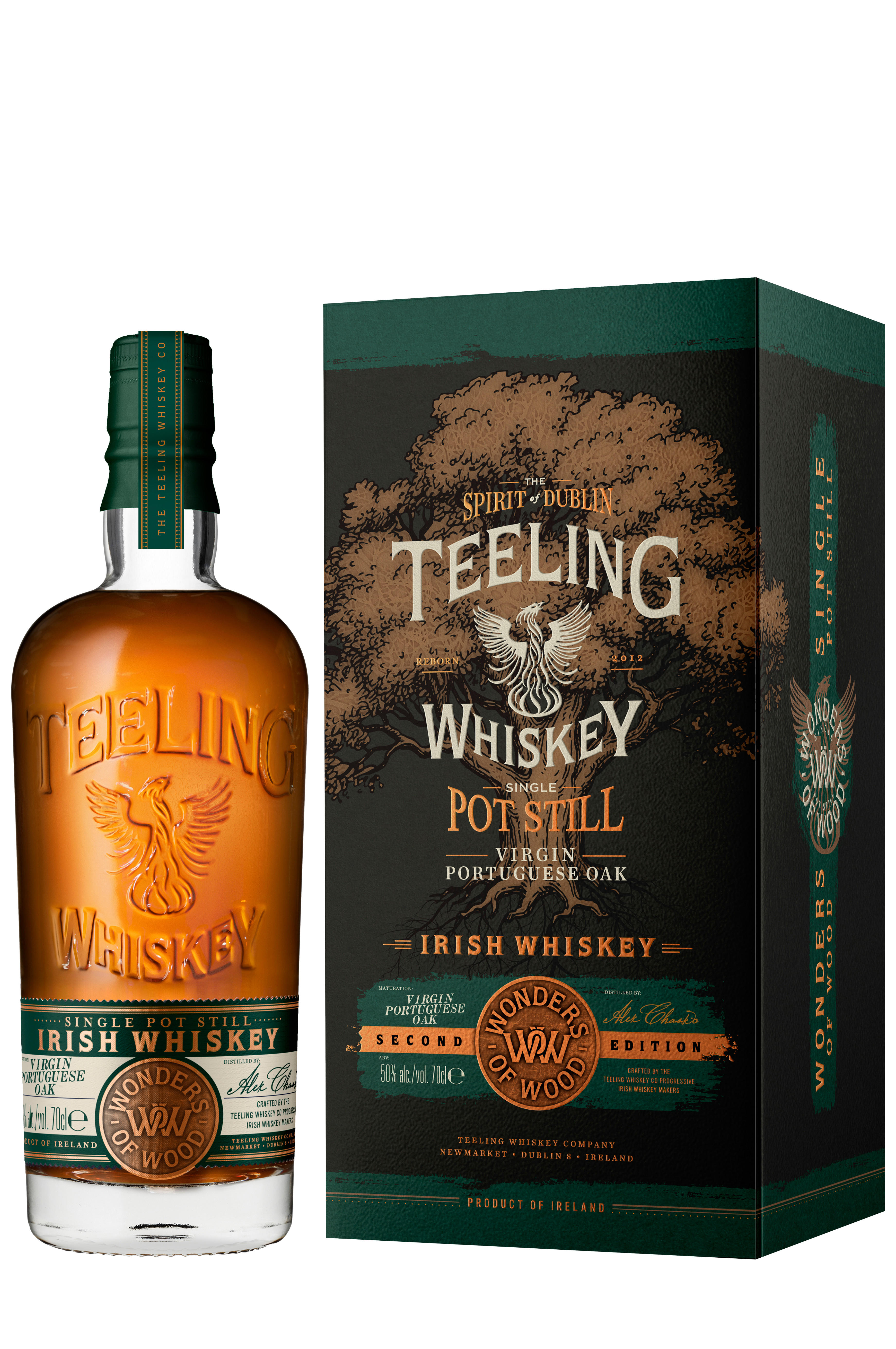 Teeling, Wonders of Wood, Virgin Portuguese Oak, Single Pot Still Whiske Ireland (50%)