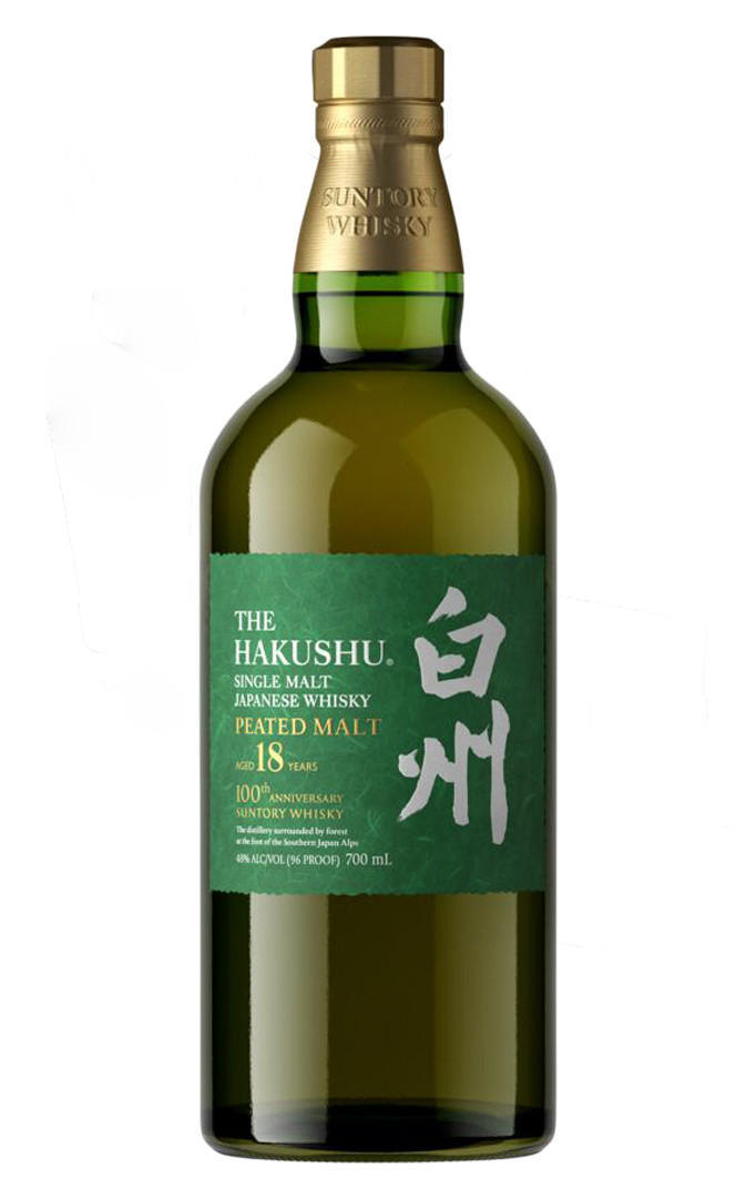 Suntory, Hakushu, 18-Year-Old, Peated Malt, 100th Anniversary, Single Malt Whisky, Japan (48%) bottle