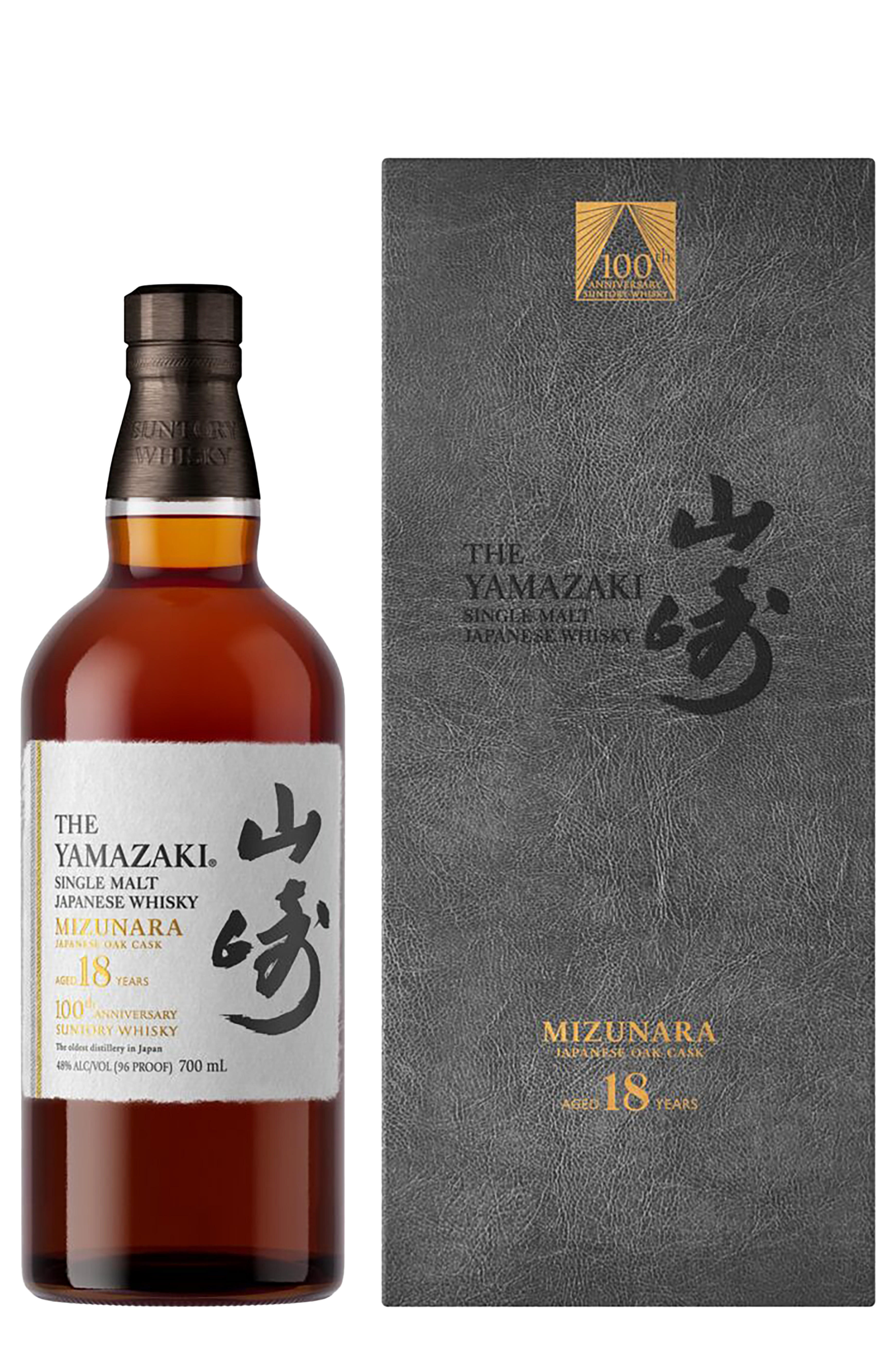Suntory, Yamazaki, 18-Year-Old, Mizunara, 100th Anniversary, Single Malt Whisky, Japan (48%) bottle