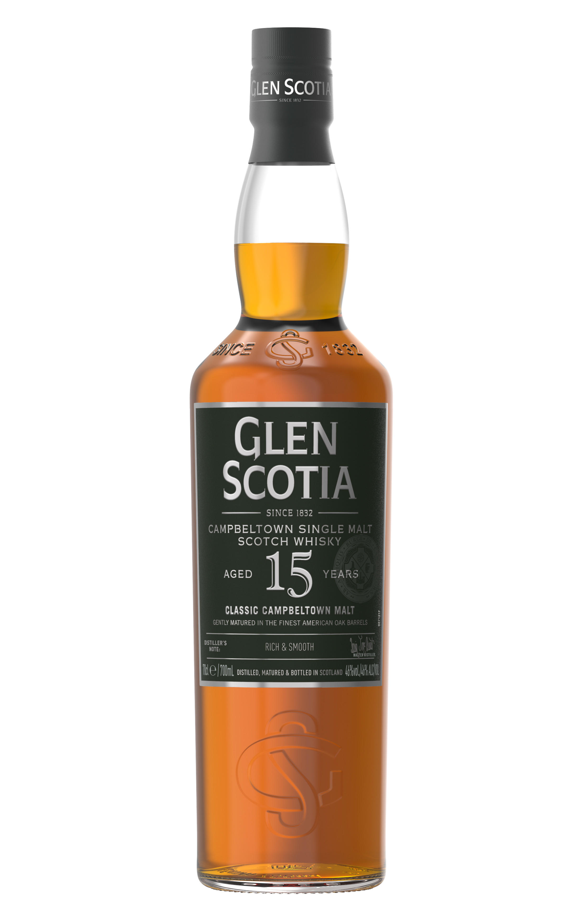 Glen Scotia, 15-Year-Old, Campbeltown, Single Malt Scotch Whisky (46%)