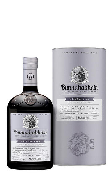 Bunnahabhain, Fèis Ìle 2023, Canasta Cask Finish, Islay, Single Malt Scotch Whisky (51.2%)