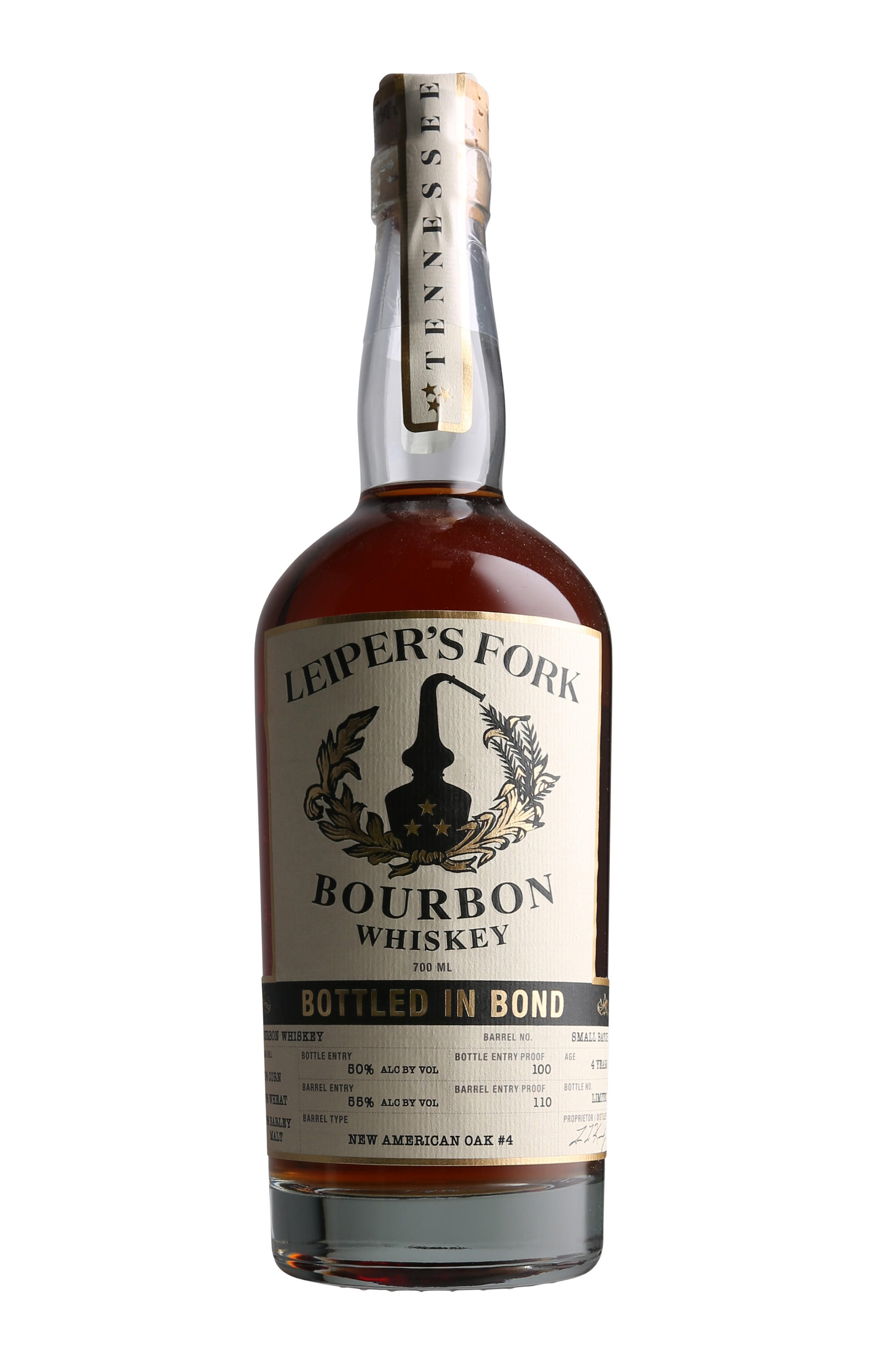 Buy Leiper's Fork, Bottled in Bond, Bourbon Whiskey, Tennessee, USA (50