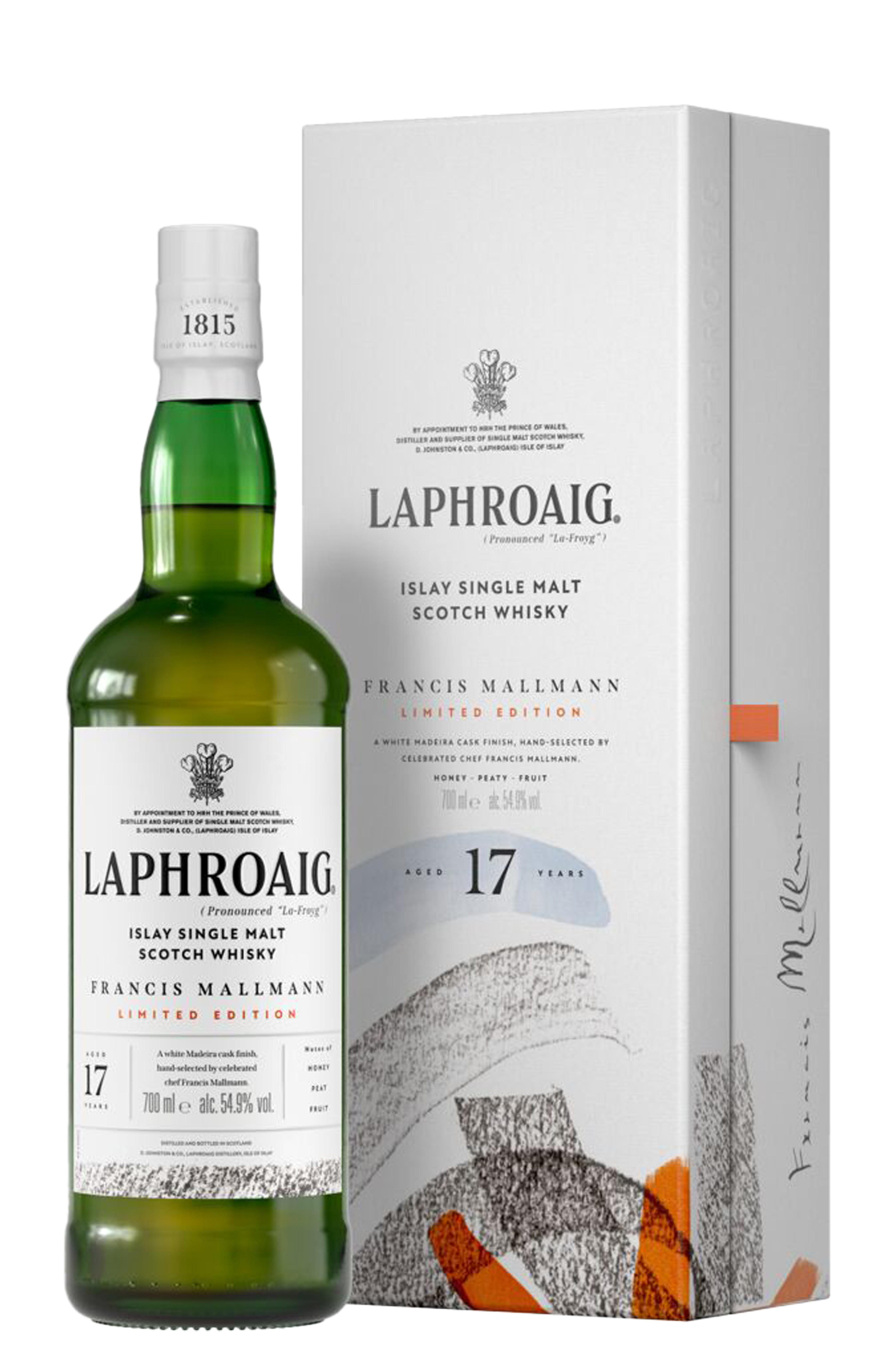 Laphroaig, Francis Mallmann, 17-Year-Old, Islay, Single Malt Scotch Whisky (54.9%) bottle