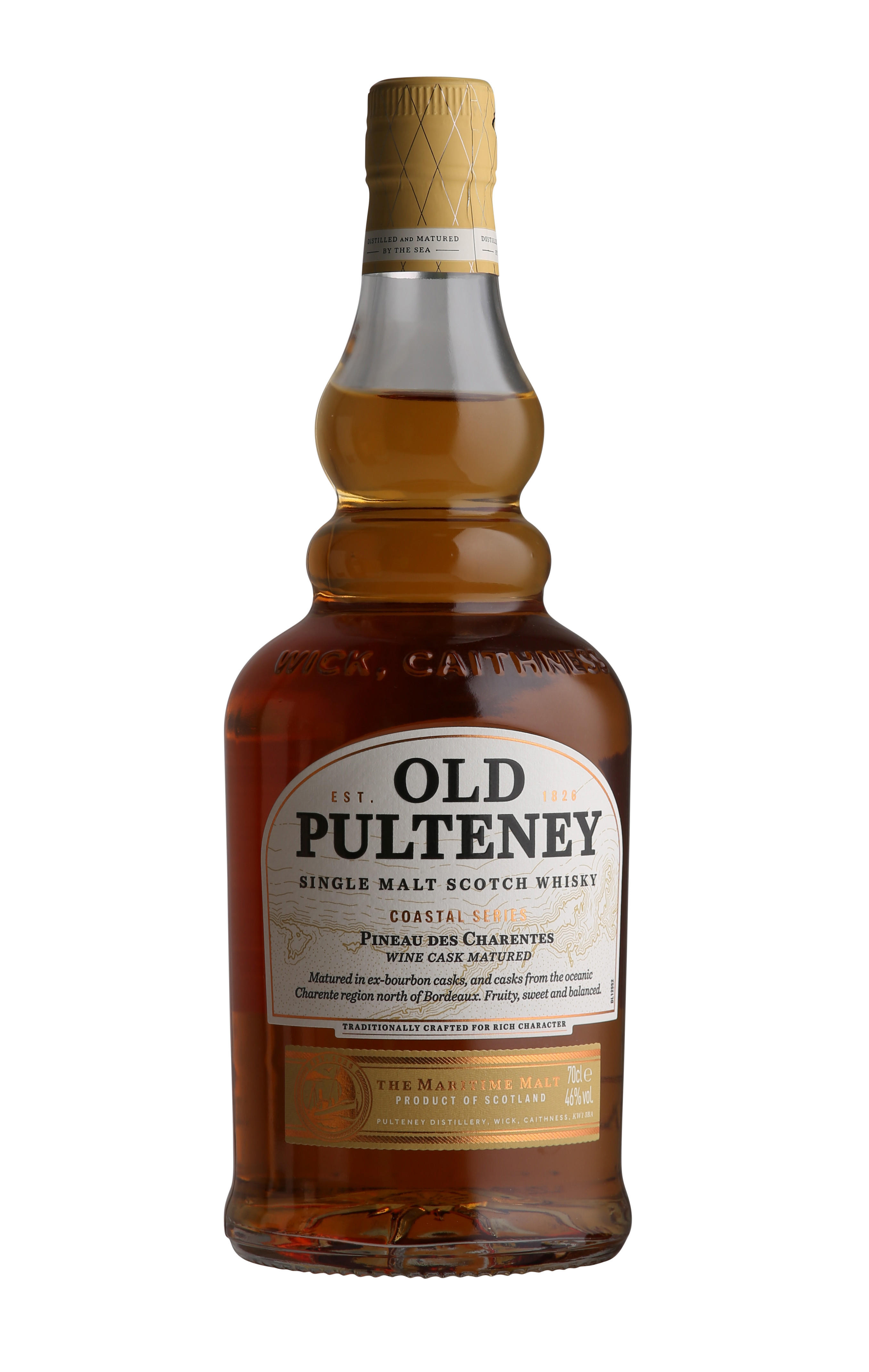 Old Pulteney, Pineau des Charentes Cask, Coastal Series, Highland, Single Scotch Whisky (46%) bottle