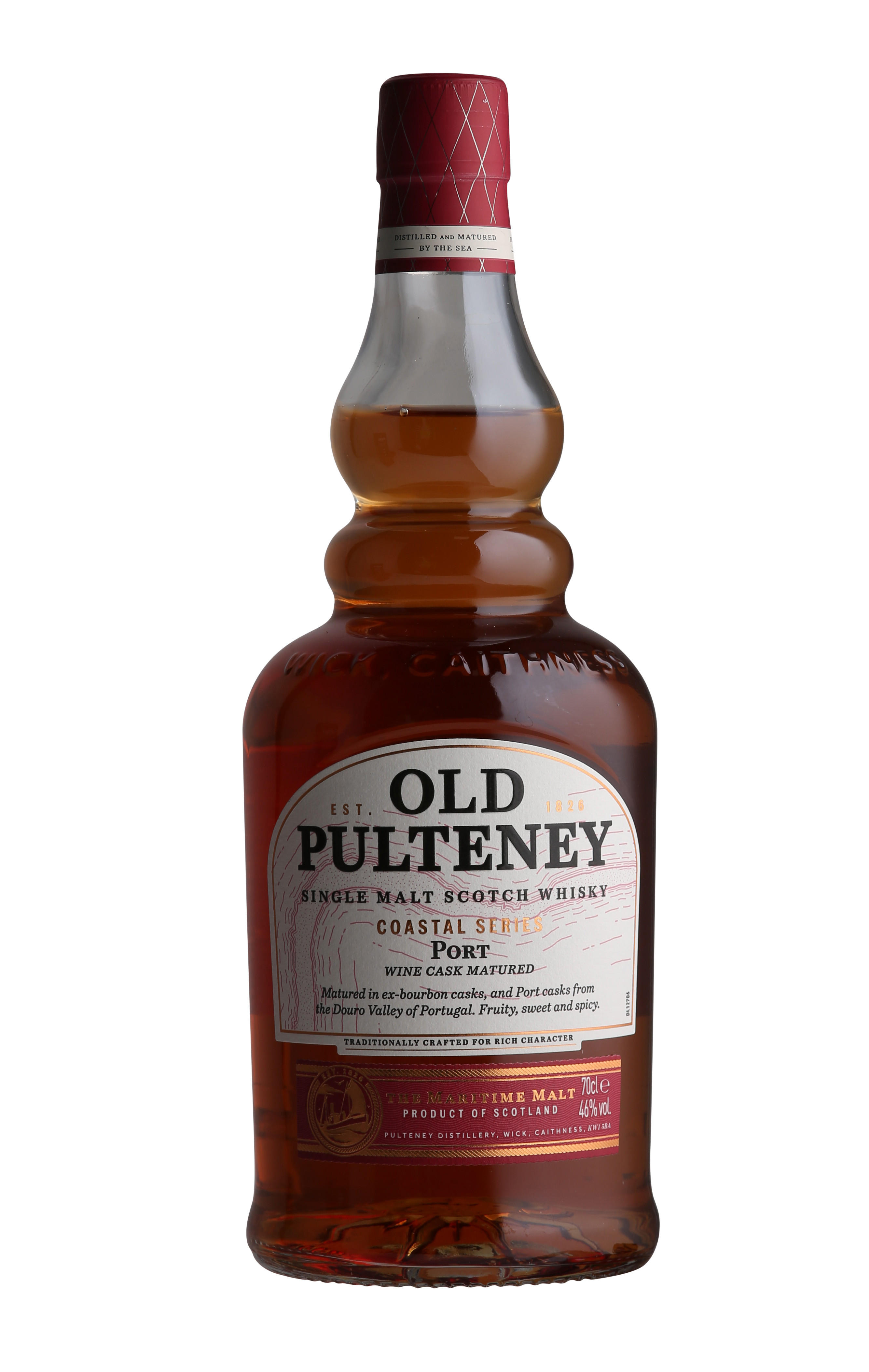 Old Pulteney, Port Cask Finish, Coastal Series, Highland, Single Malt Scotch Whisky (46%) bottle