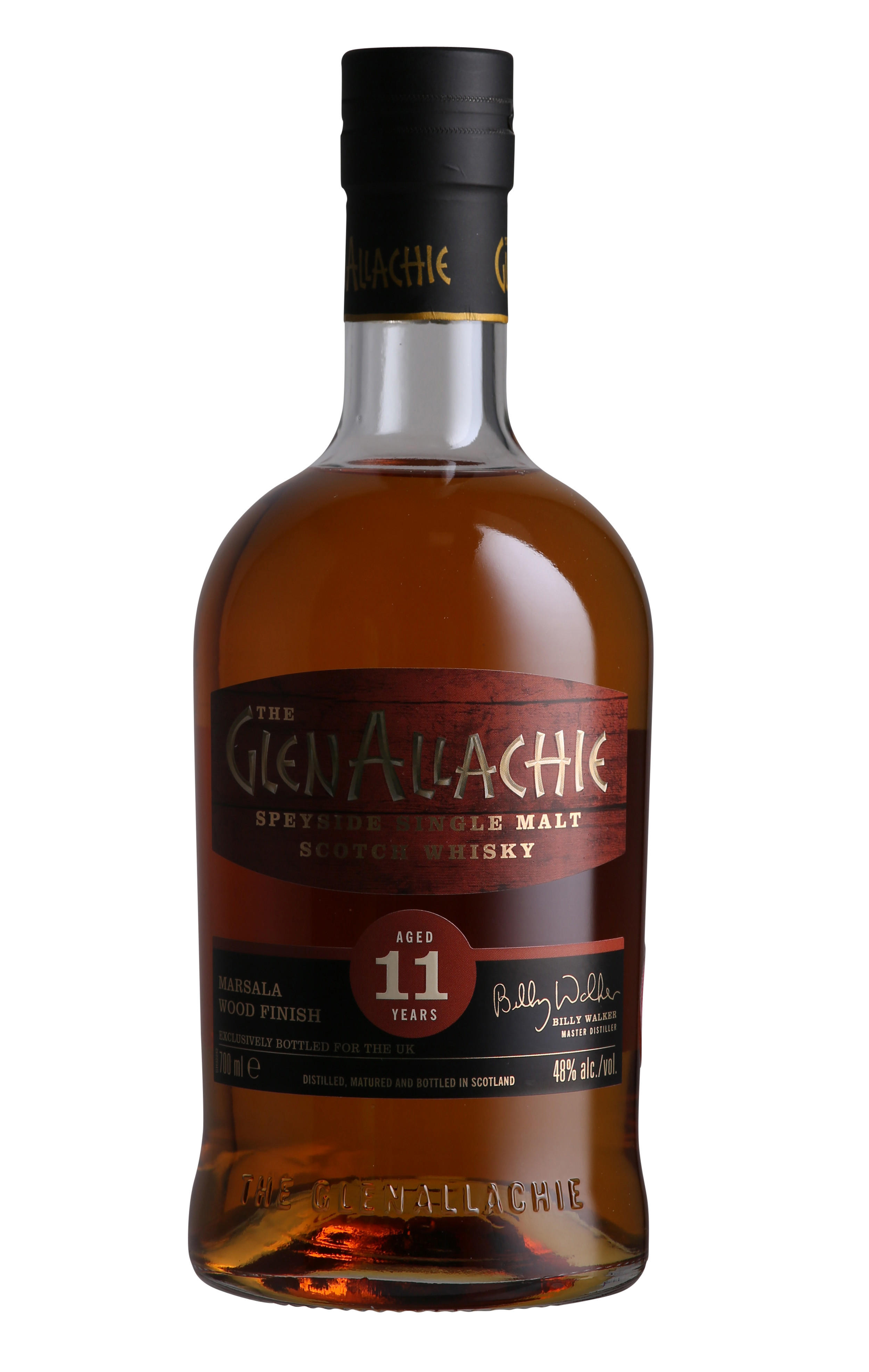 Glenallachie, 11-Year-Old, Marsala Cask Finish, Speyside, Single Malt Scotch Whisky (48%) bottle