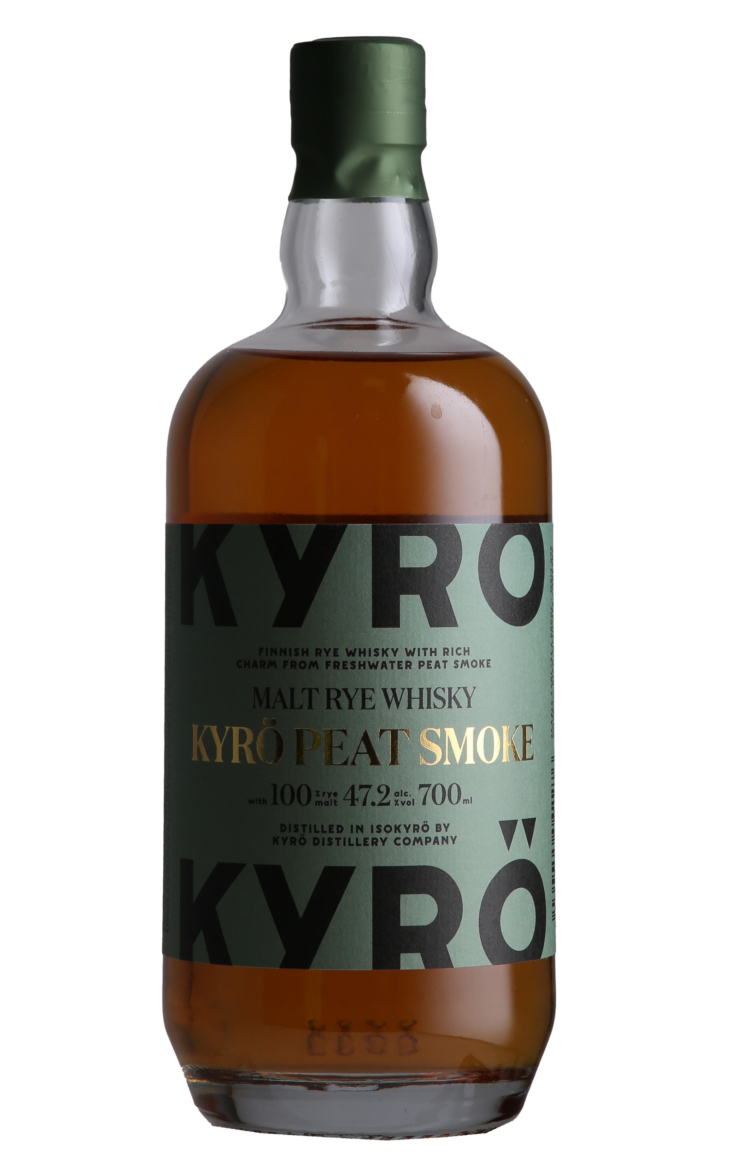 Kyrö, Peat Smoke, Malt Rye Whisky, Finland (47.2%) bottle