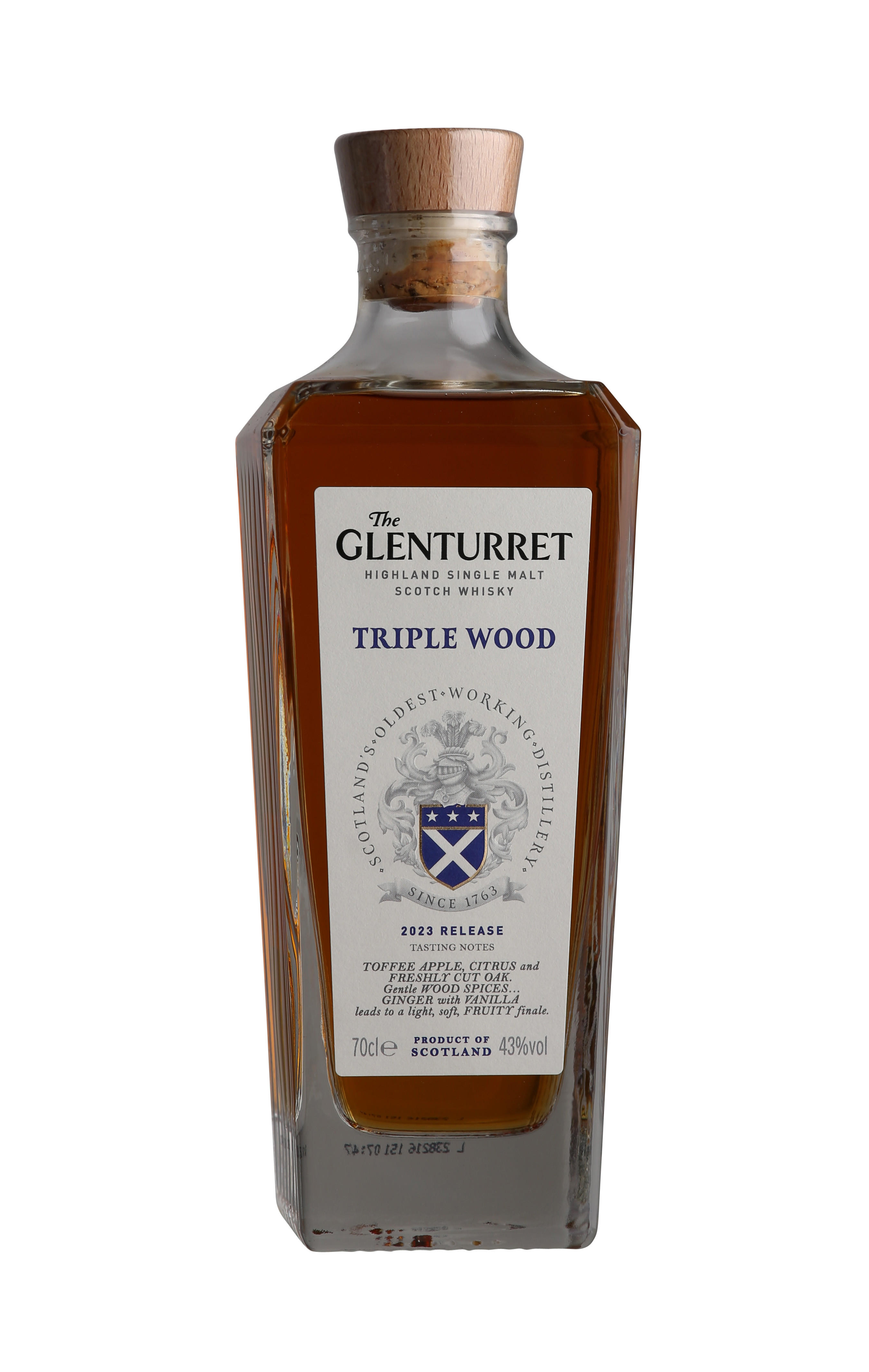 The Glenturret, Triple Wood, 2023 Release, Highland, Single Malt Scotch Whisky (43%) bottle