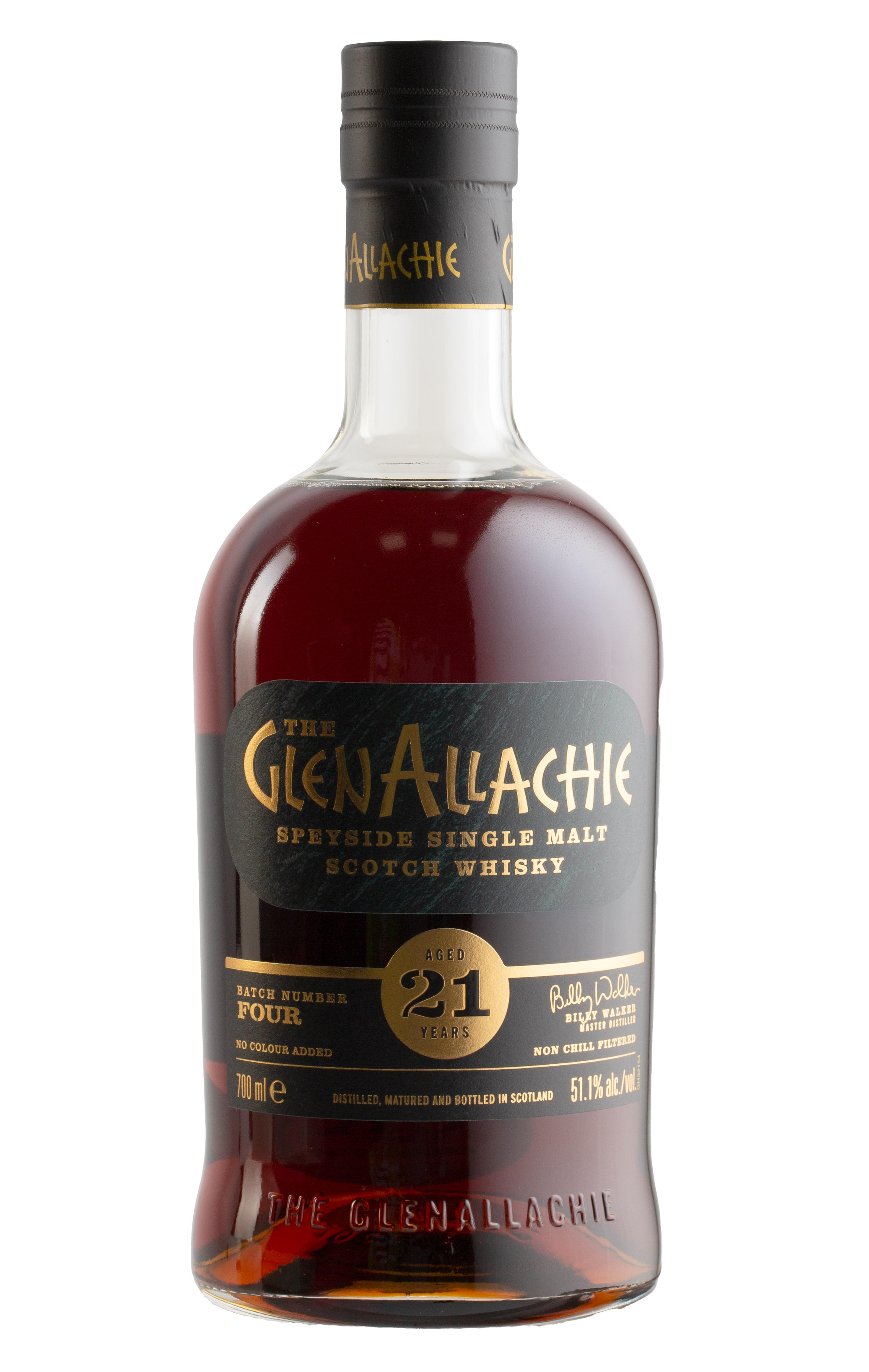 Glenallachie, 21-Year-Old, Batch 4, Speyside, Single Malt Scotch Whisky (51.1%) bottle