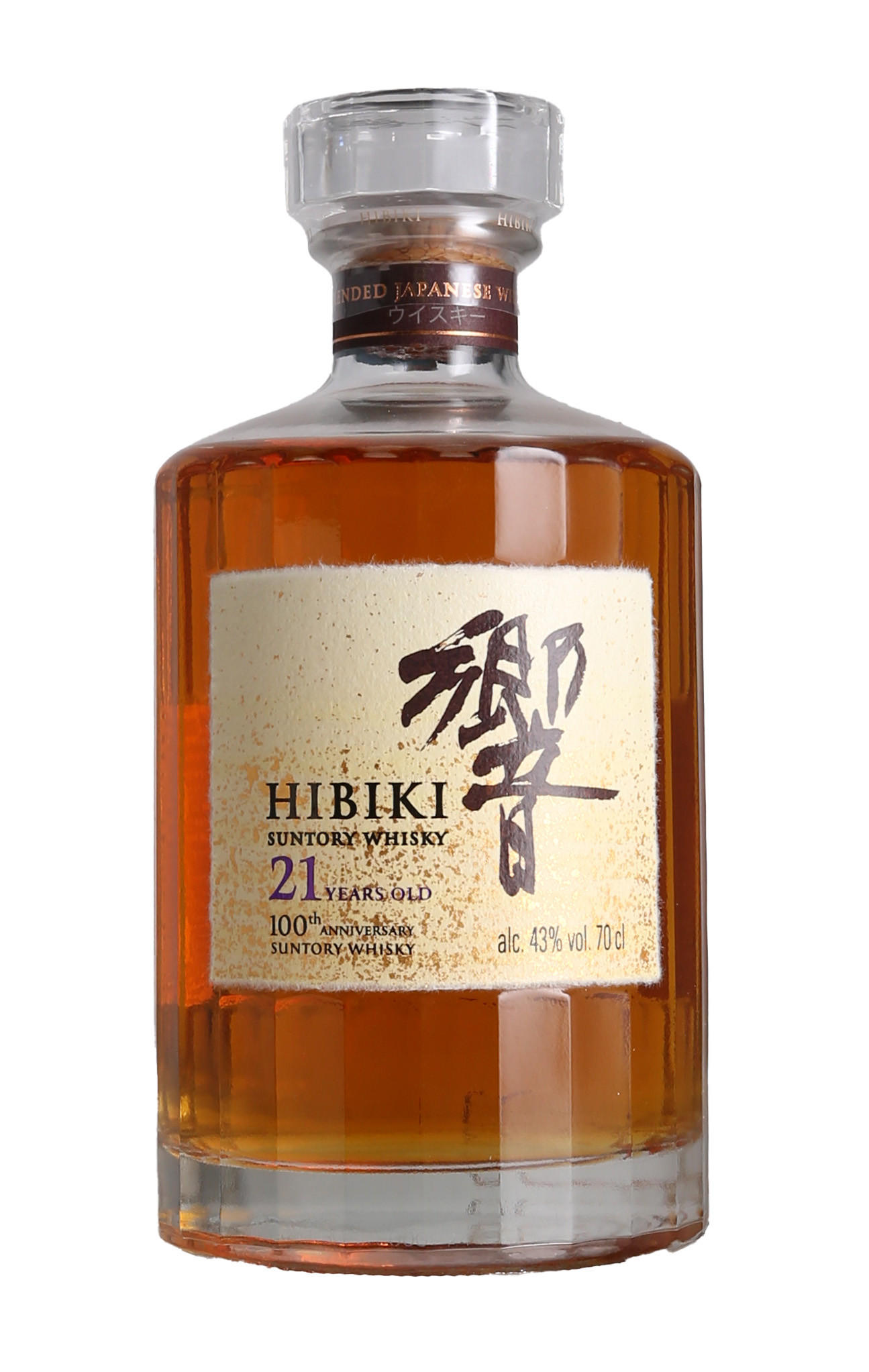 Suntory, Hibiki, 21-Year-Old, 100th Anniversary, Blended Whisky, Japan (43%) bottle