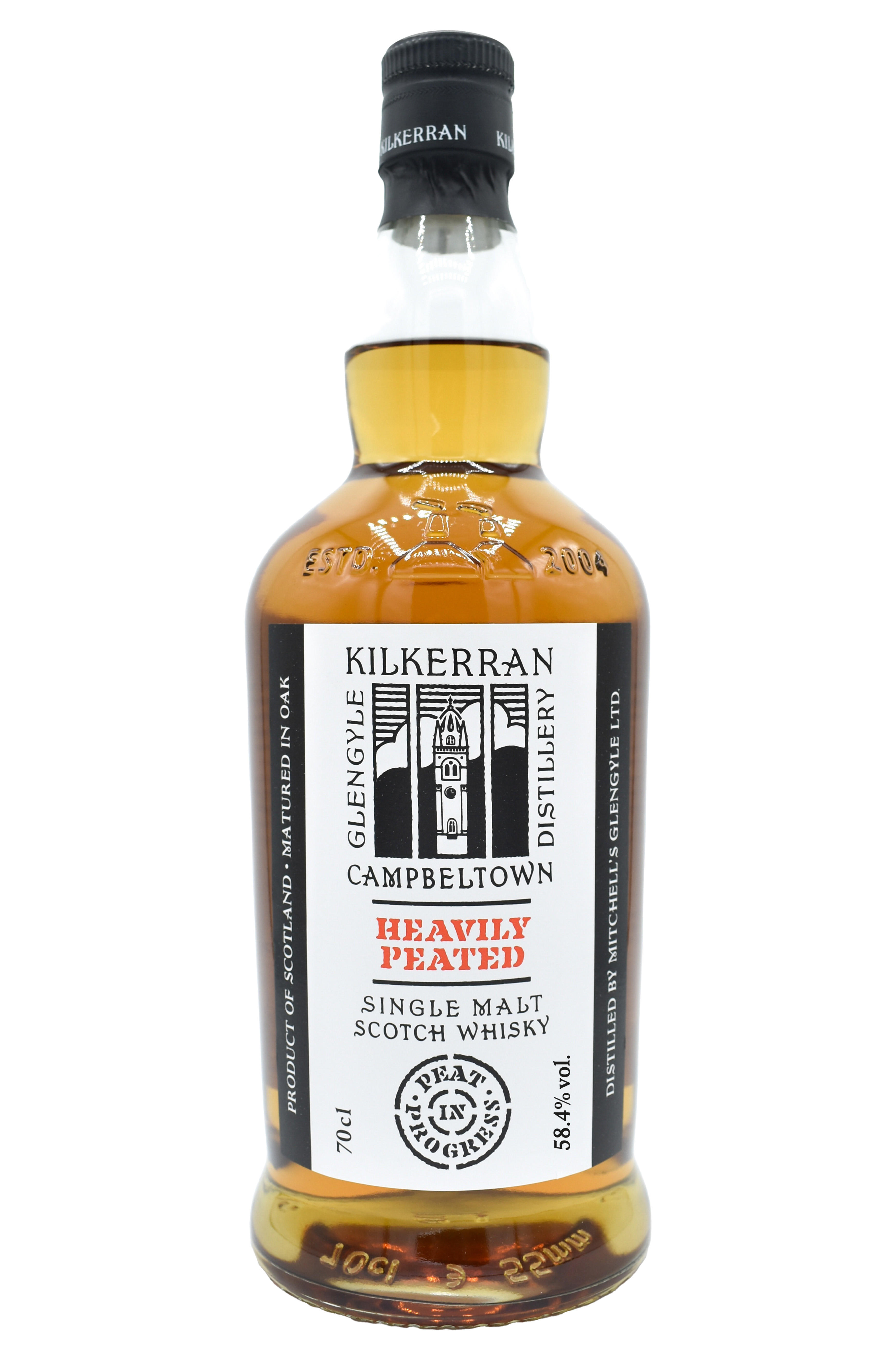 Kilkerran, Heavily Peated, Batch No. 9, Campbeltown, Single Malt Scotch Whisky (59.1%)