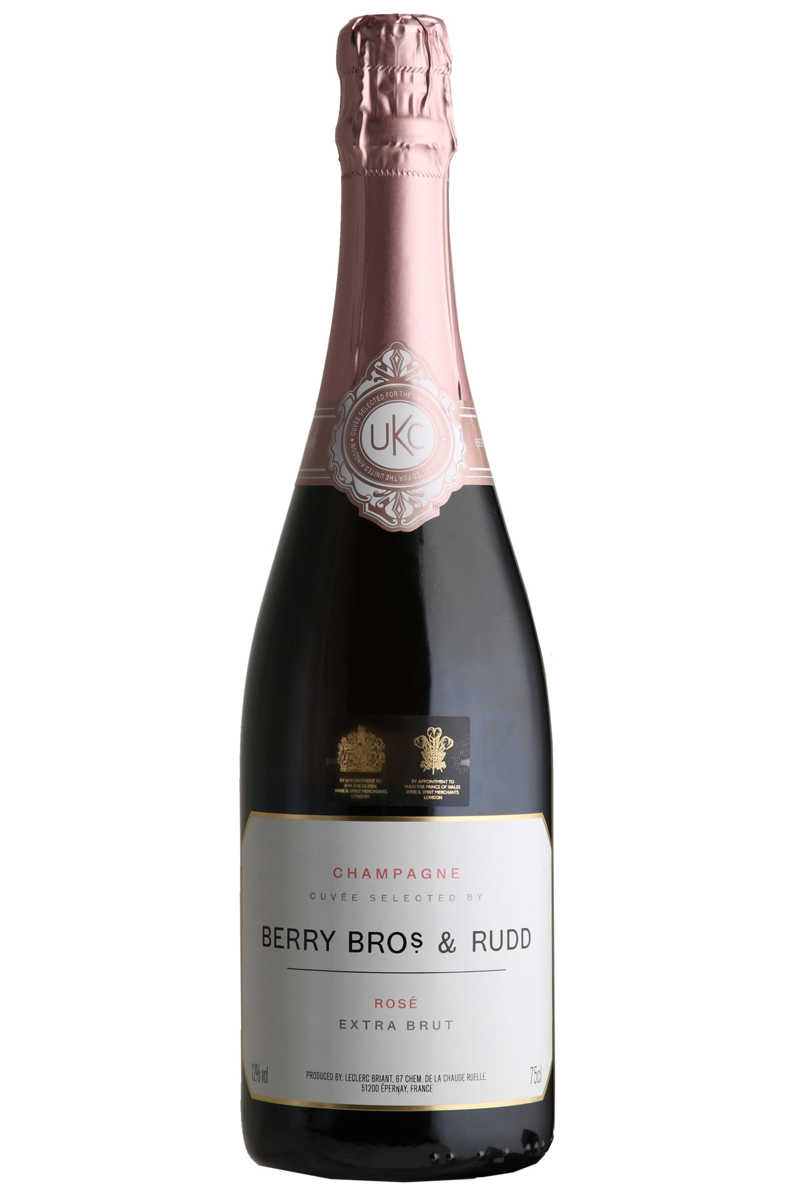 Berry Bros. & Rudd Rosé by Champagne Leclerc Briant, Extra Brut