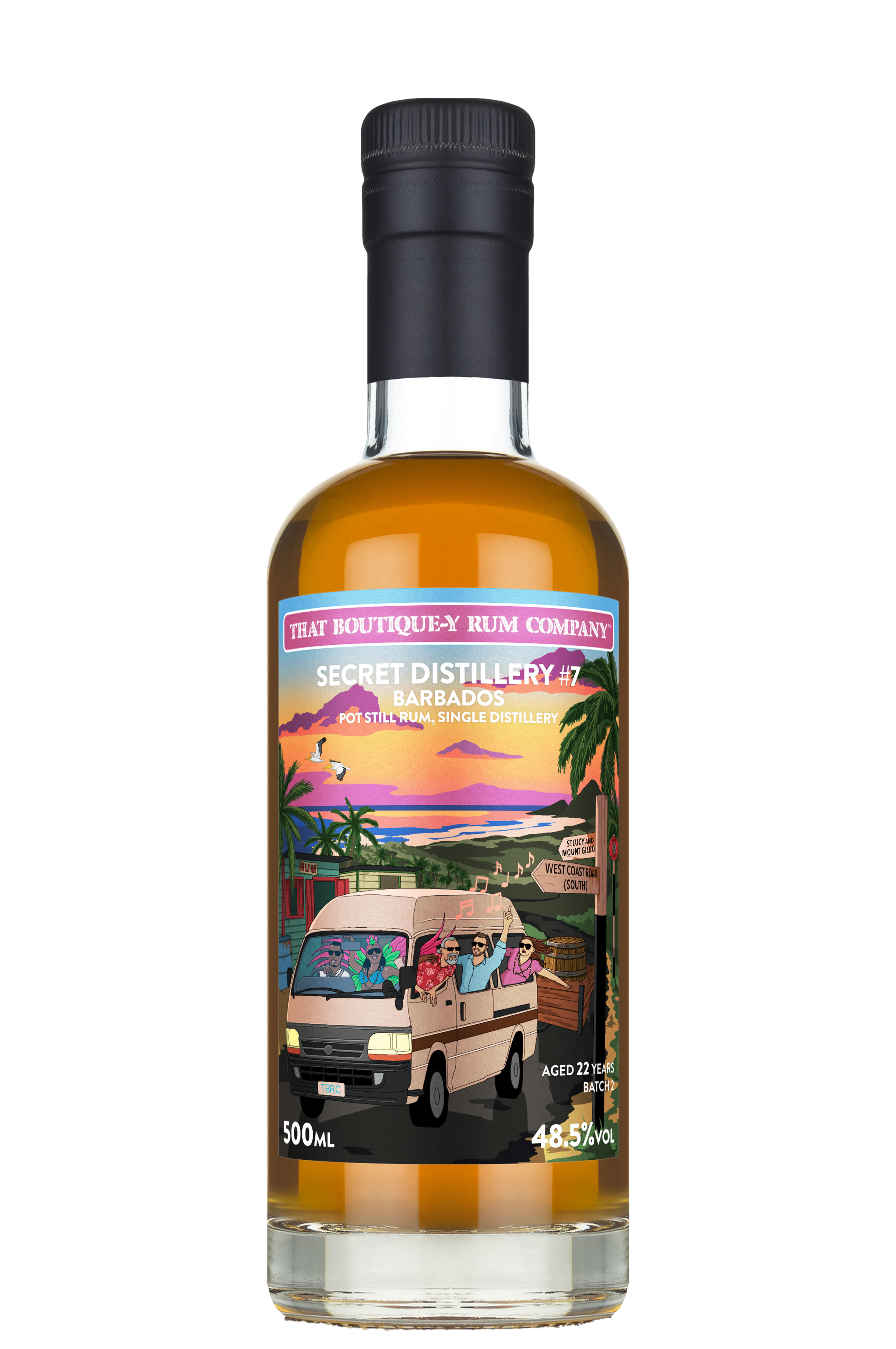 That Boutique-y Rum Co., Secret Distillery No. 7, 22-Year-Old, Batch 2, Rum, Barbados (48.5%) bottle