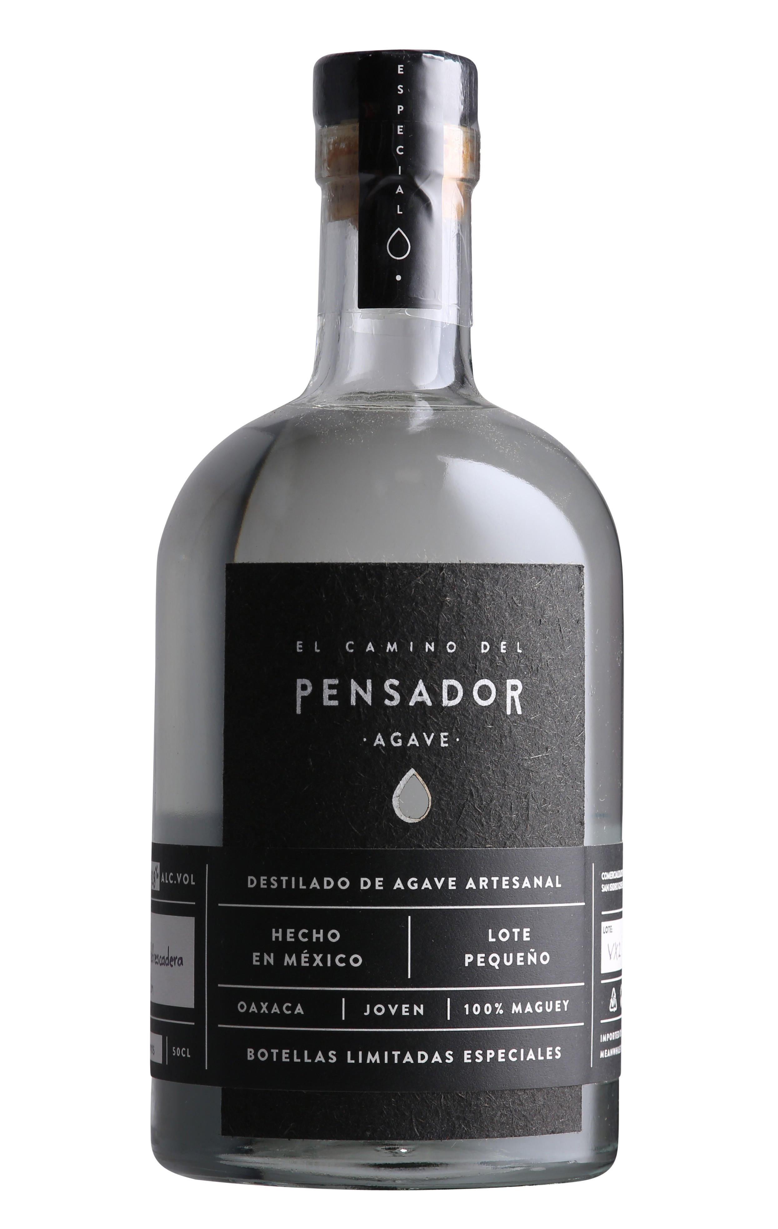 El Camino del Pensador, Destilado de Agave Artesanal, Batch VX2, Oaxaca, Mexico (50.8%) bottle