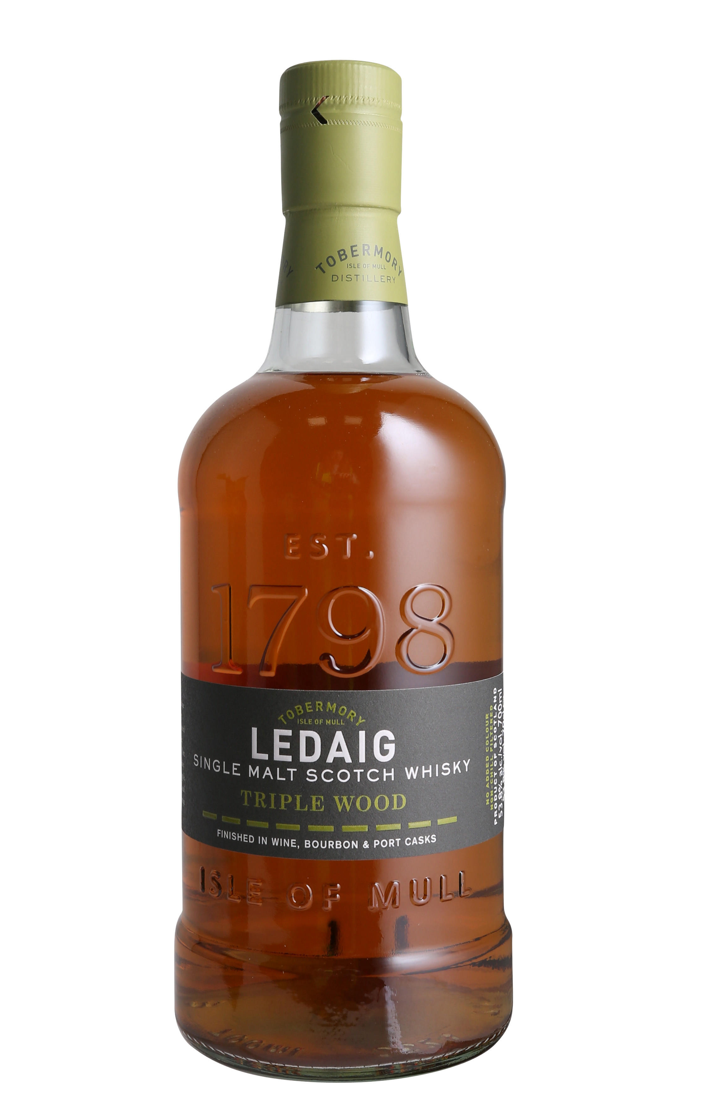 Ledaig, Triple Wood, Limited Edition, Isle of Mull, Single Malt Scotch Whisky (53.8%)