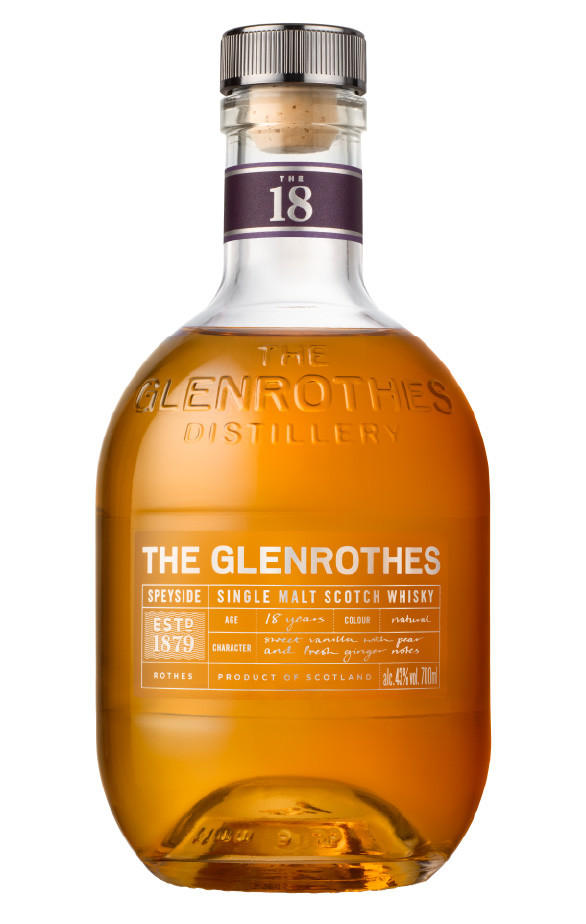 The Glenrothes, 18-Year-Old, Speyside, Single Malt Scotch Whisky (43%) (New Bottling) bottle