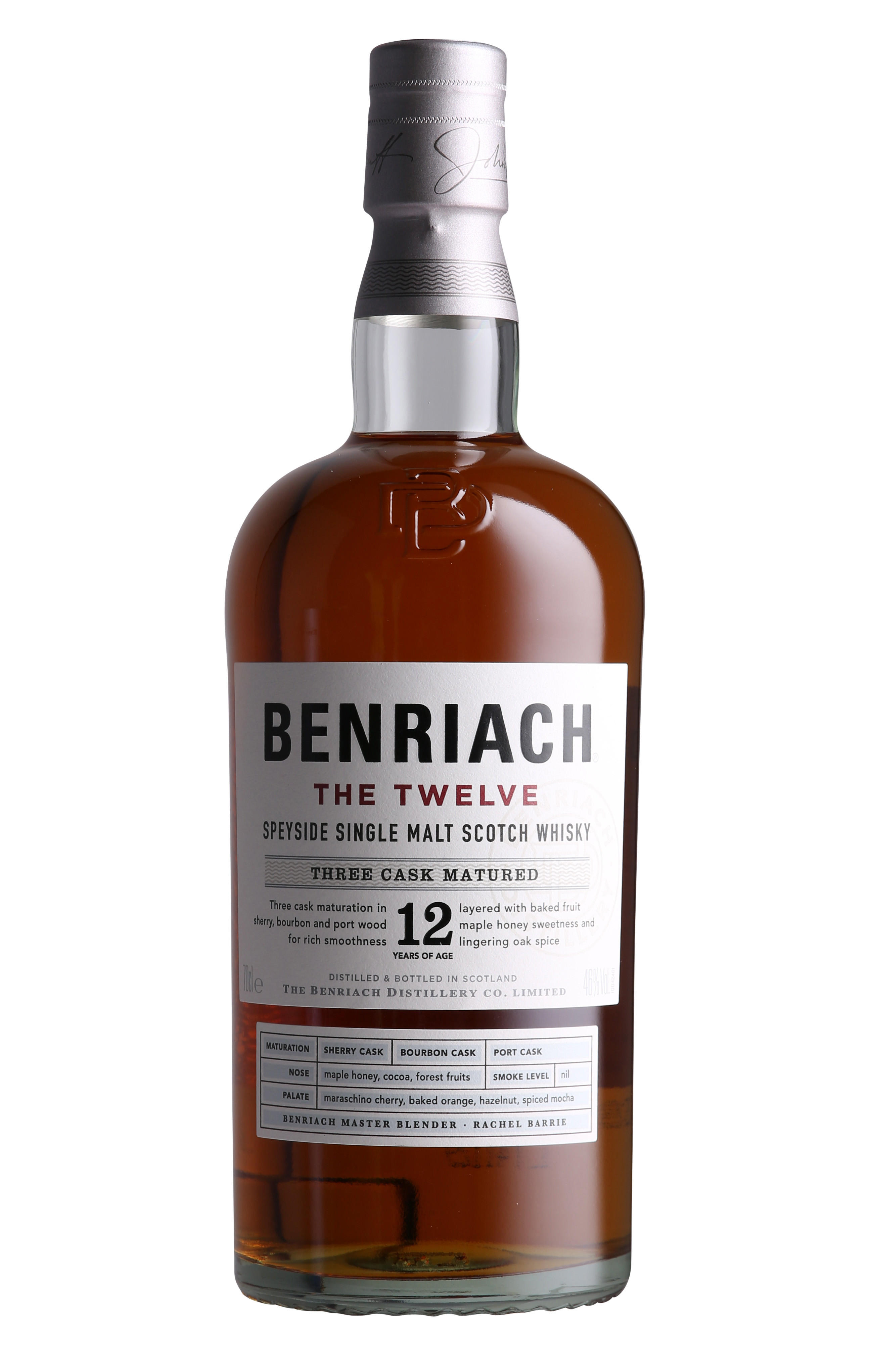 Benriach, The Twelve, 12-Year-Old, Speyside, Single Malt Scotch Whisky (46%)