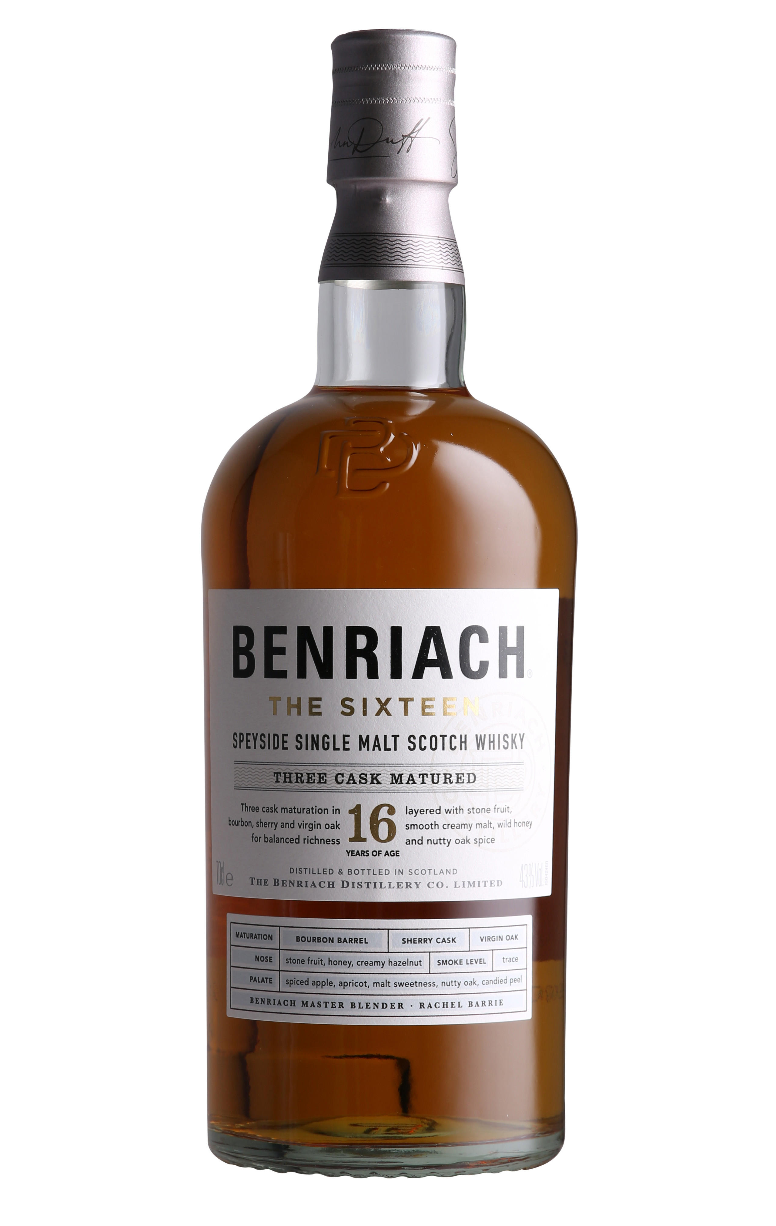 Benriach, The Sixteen, 16-Year-Old, Speyside, Single Malt Scotch Whisky (43%) bottle