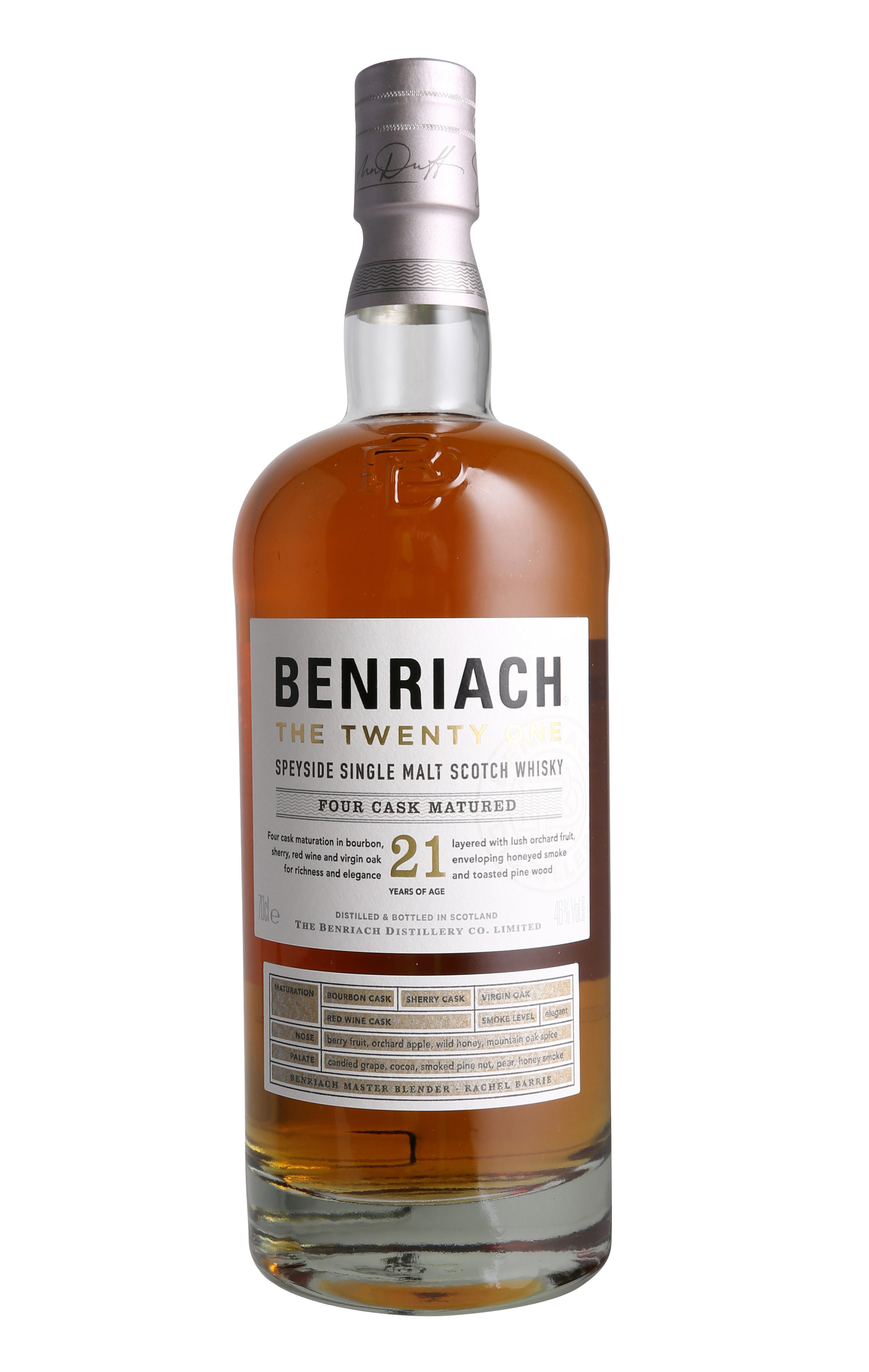 Benriach, The Twenty One, 21-Year-Old, Speyside, Single Malt Scotch Whisky (43%)