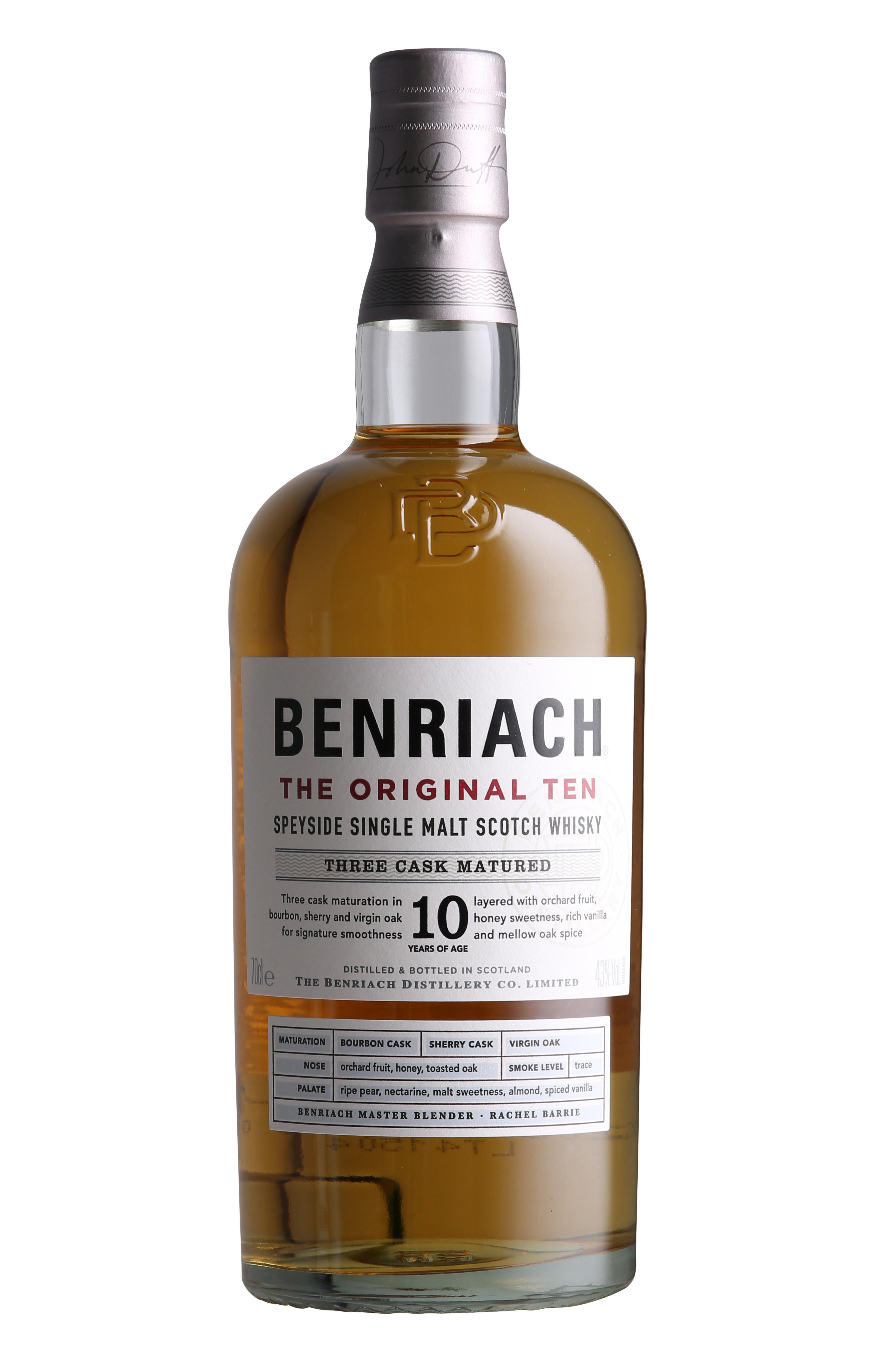 Benriach, The Original Ten, 10-Year-Old, Speyside, Single Malt Scotch Whisky (43%)