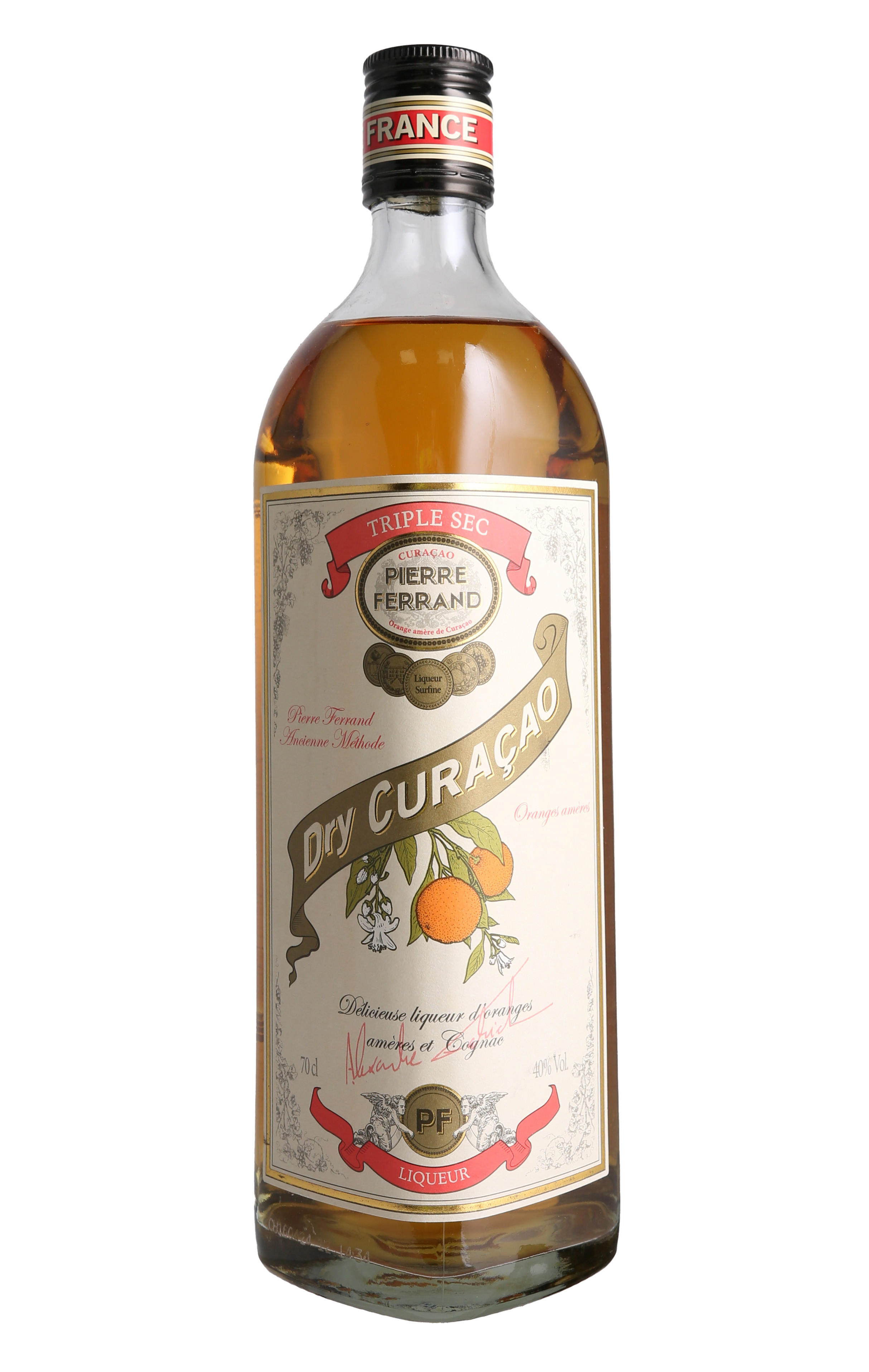 Pierre Ferrand, Dry Curacao, Triple Sec Liqueur, France (40%)