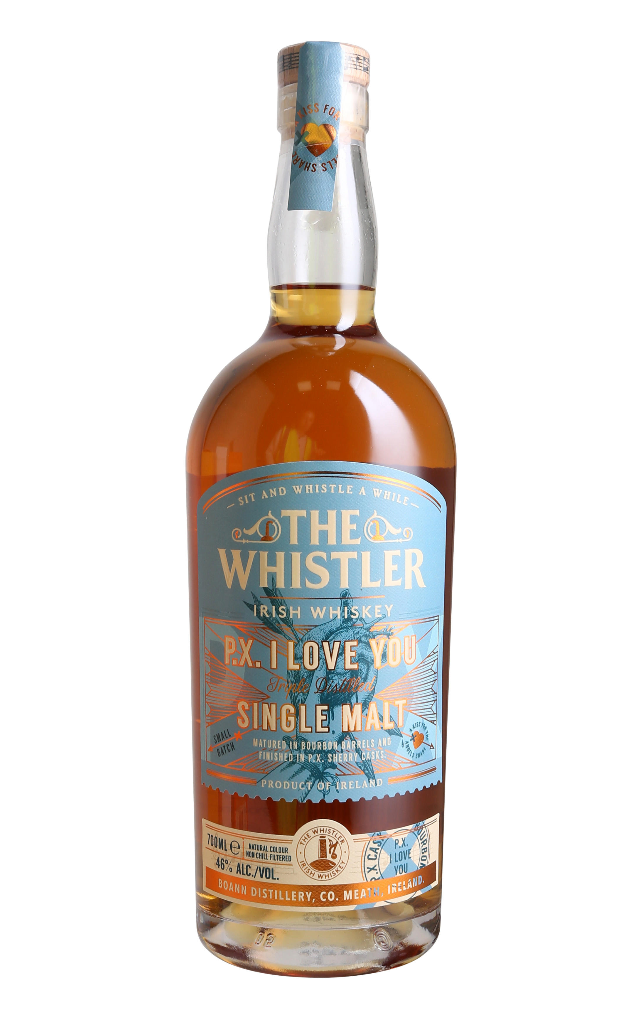 The Whistler, P.X. I Love You, Single Malt Whiskey, Ireland (46%) bottle