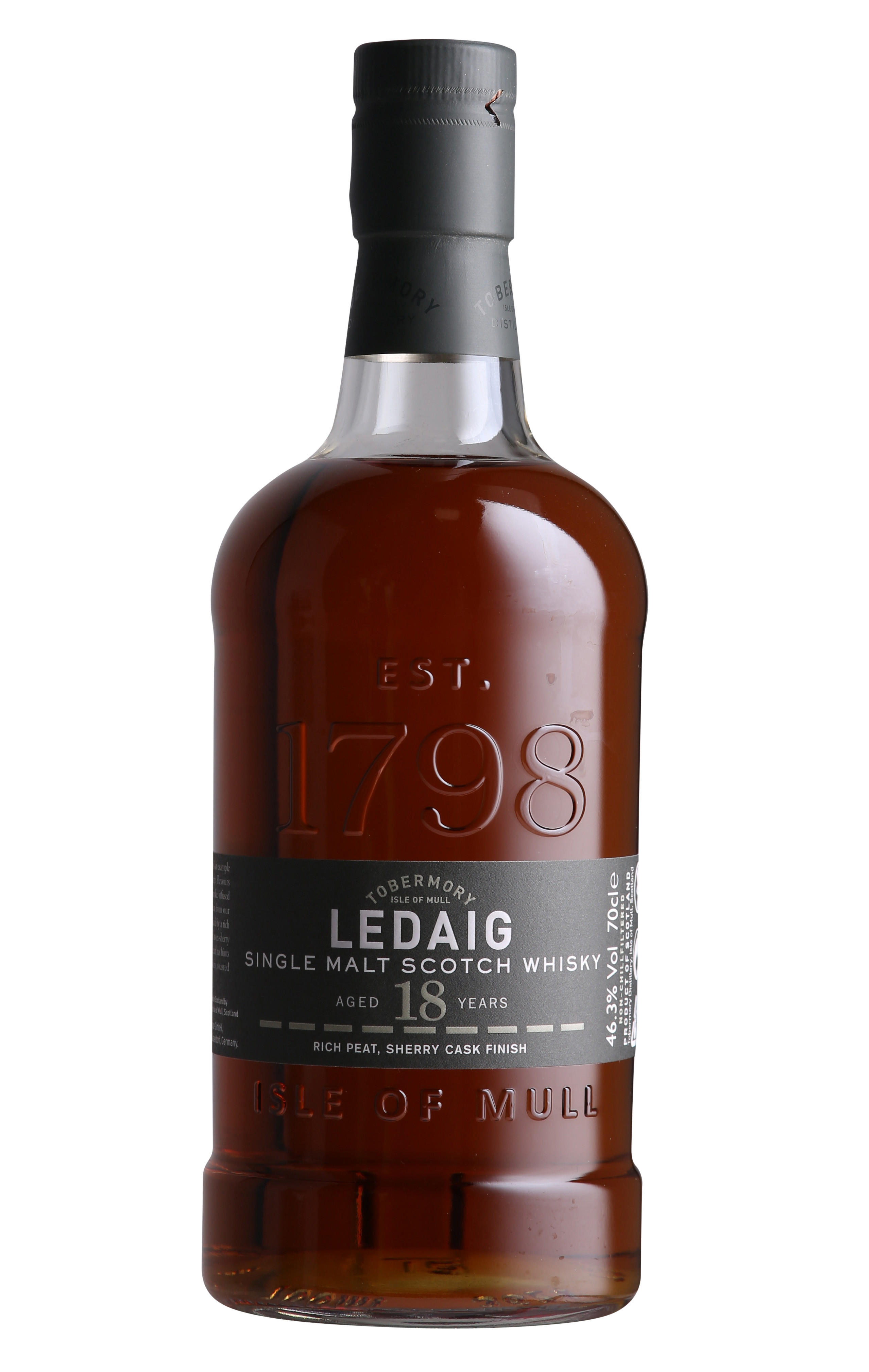 Ledaig, 18-Year-Old, Island, Single Malt Scotch Whisky (46.3%)