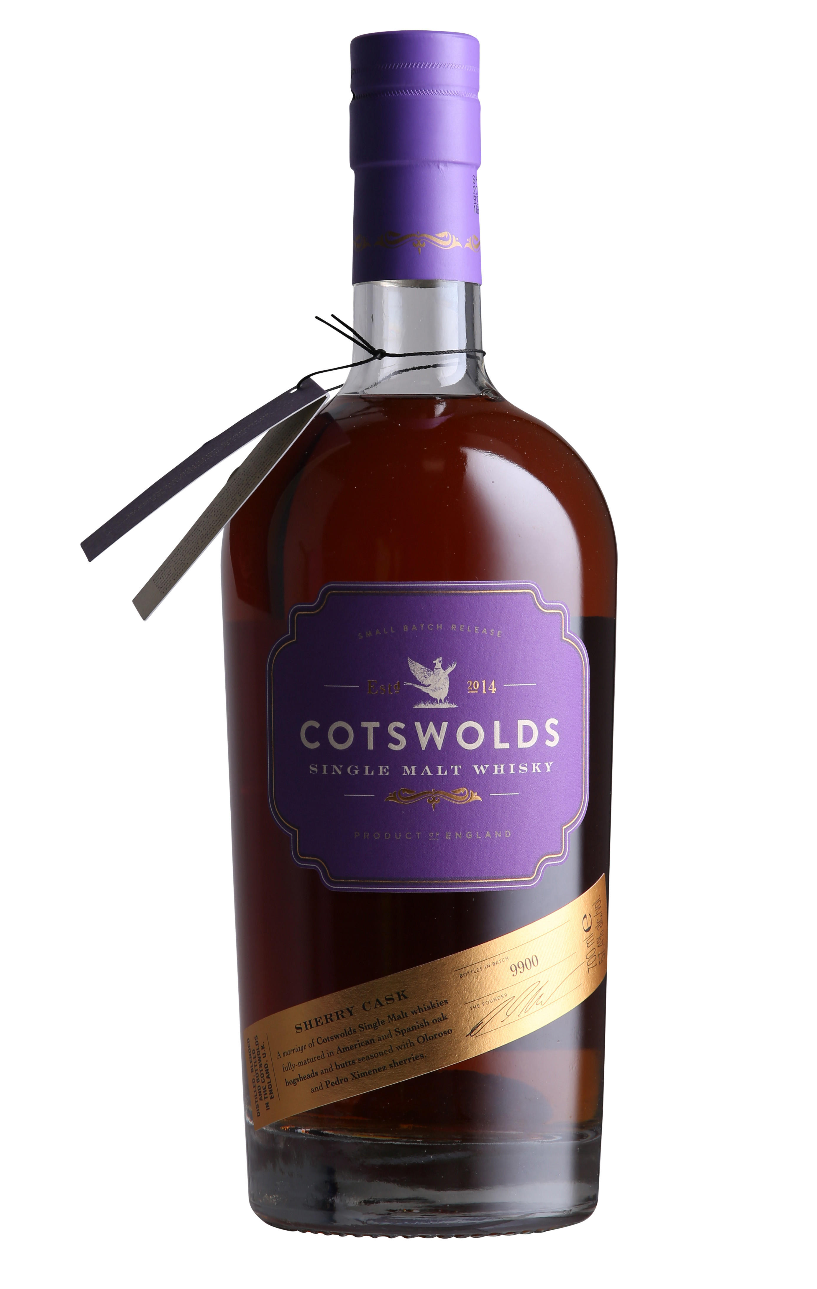 The Cotswolds Distillery, Sherry Cask, Single Malt Whisky, England (57.4%)