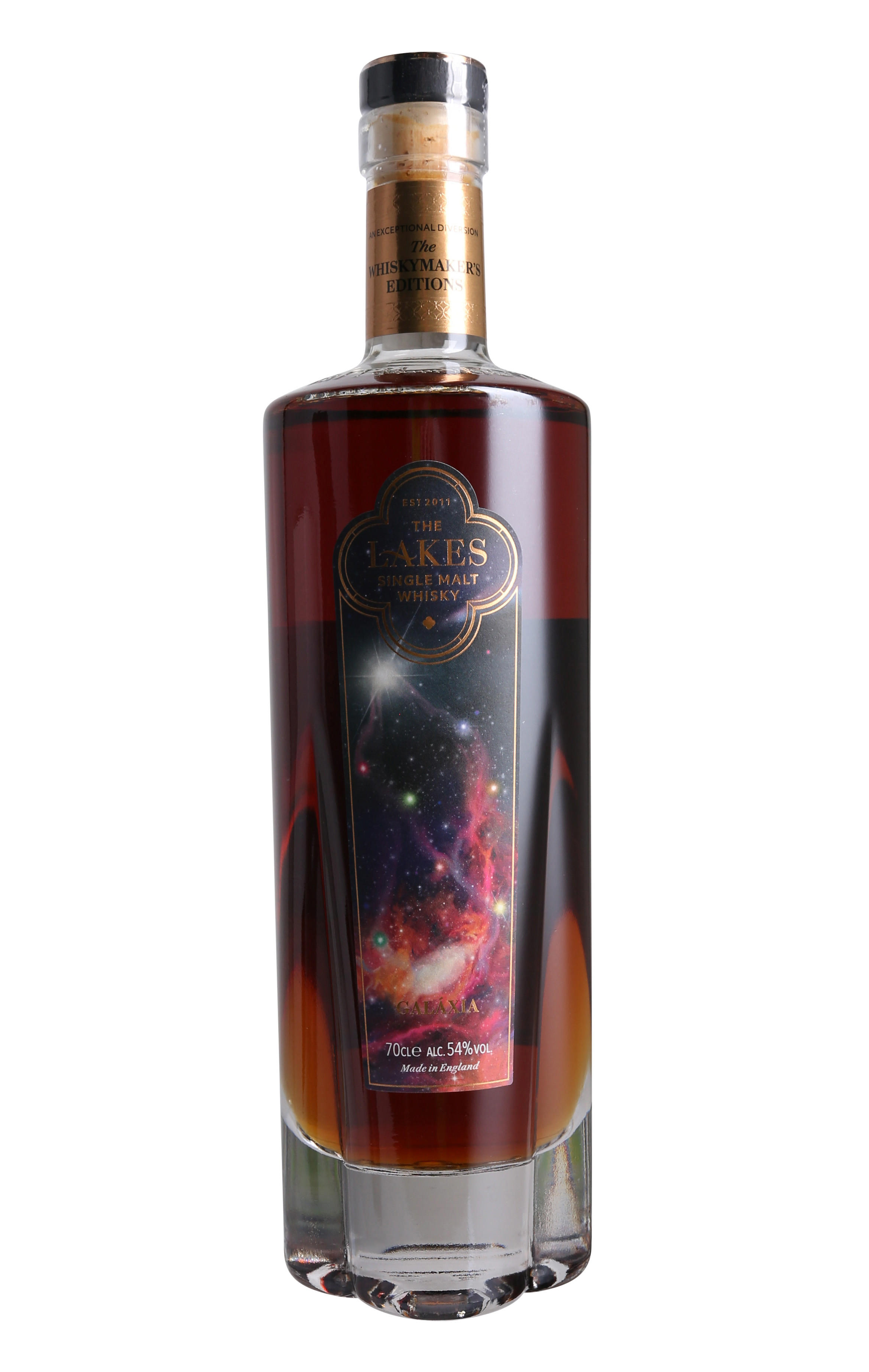 The Lakes, Whiskymaker's Edition, Galáxia, Single Malt Whisky, England (54%) bottle