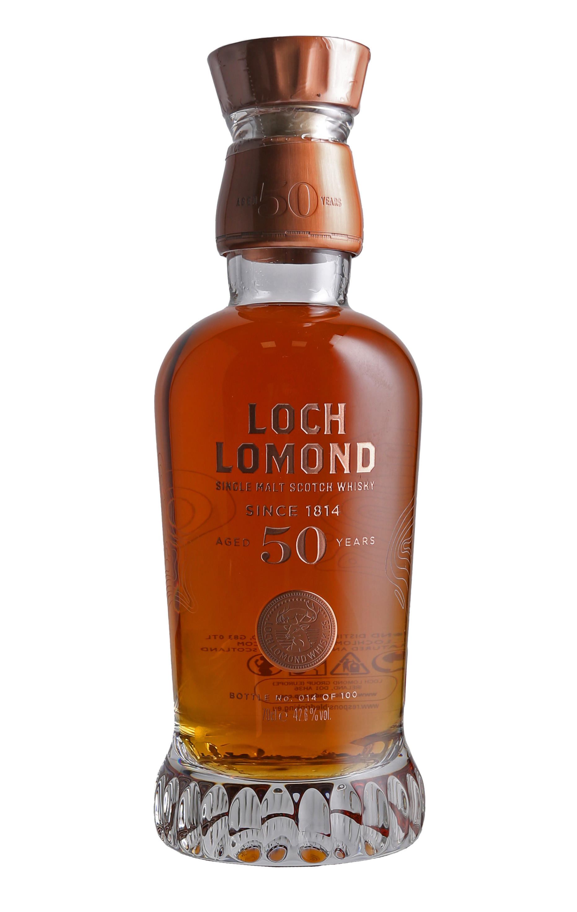 Loch Lomond, 50-Year-Old, Highland, Single Malt Scotch Whisky (42.6%) (70cl + 5cl)