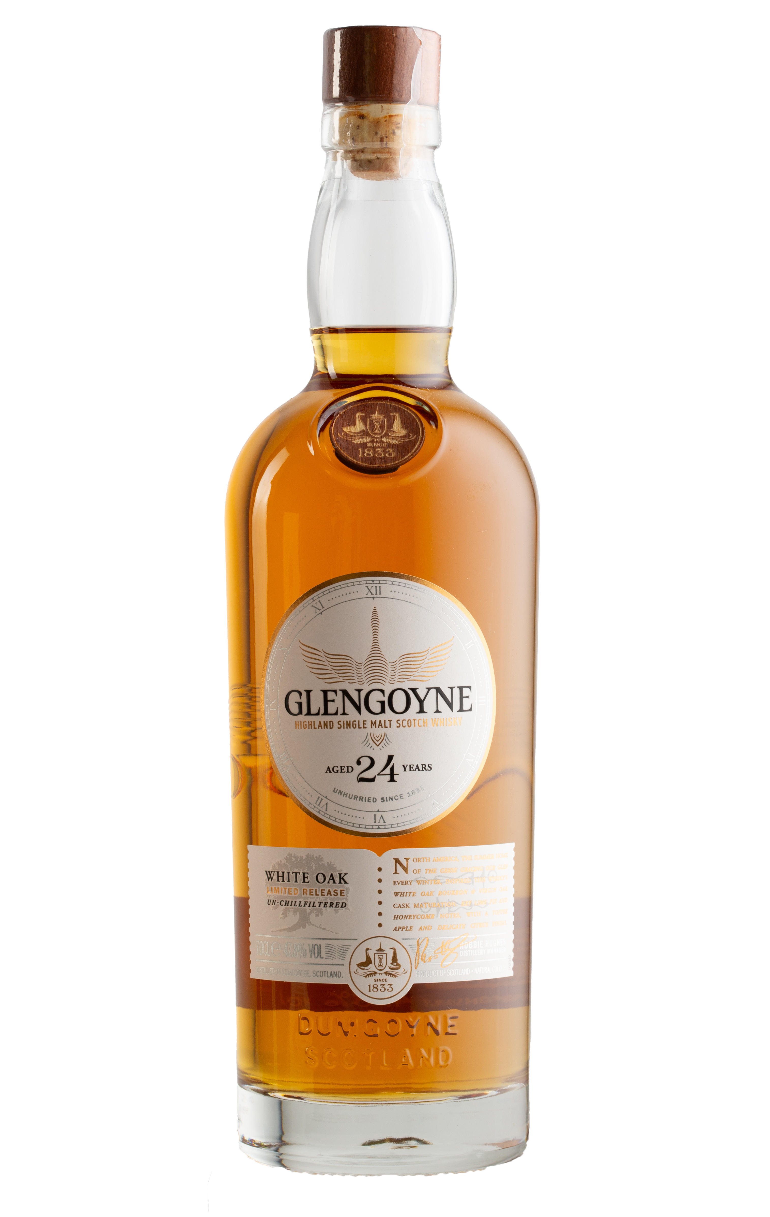 Glengoyne, White Oak Limited Release, 24-Year-Old, Highland, Single Malt Scotch Whisky (47.8%) bottle