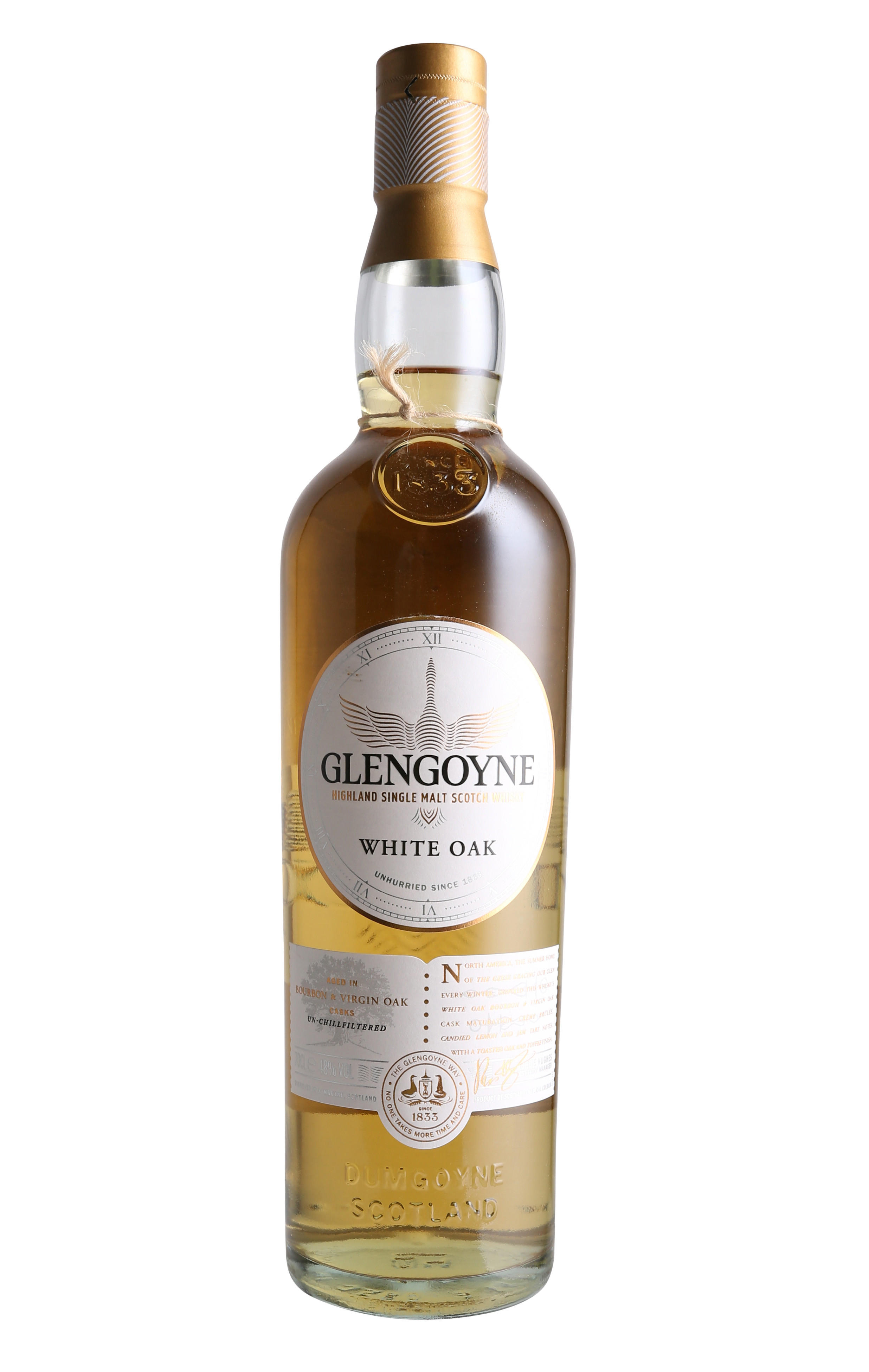 Glengoyne, White Oak, Highland, Single Malt Scotch Whisky (48%) bottle