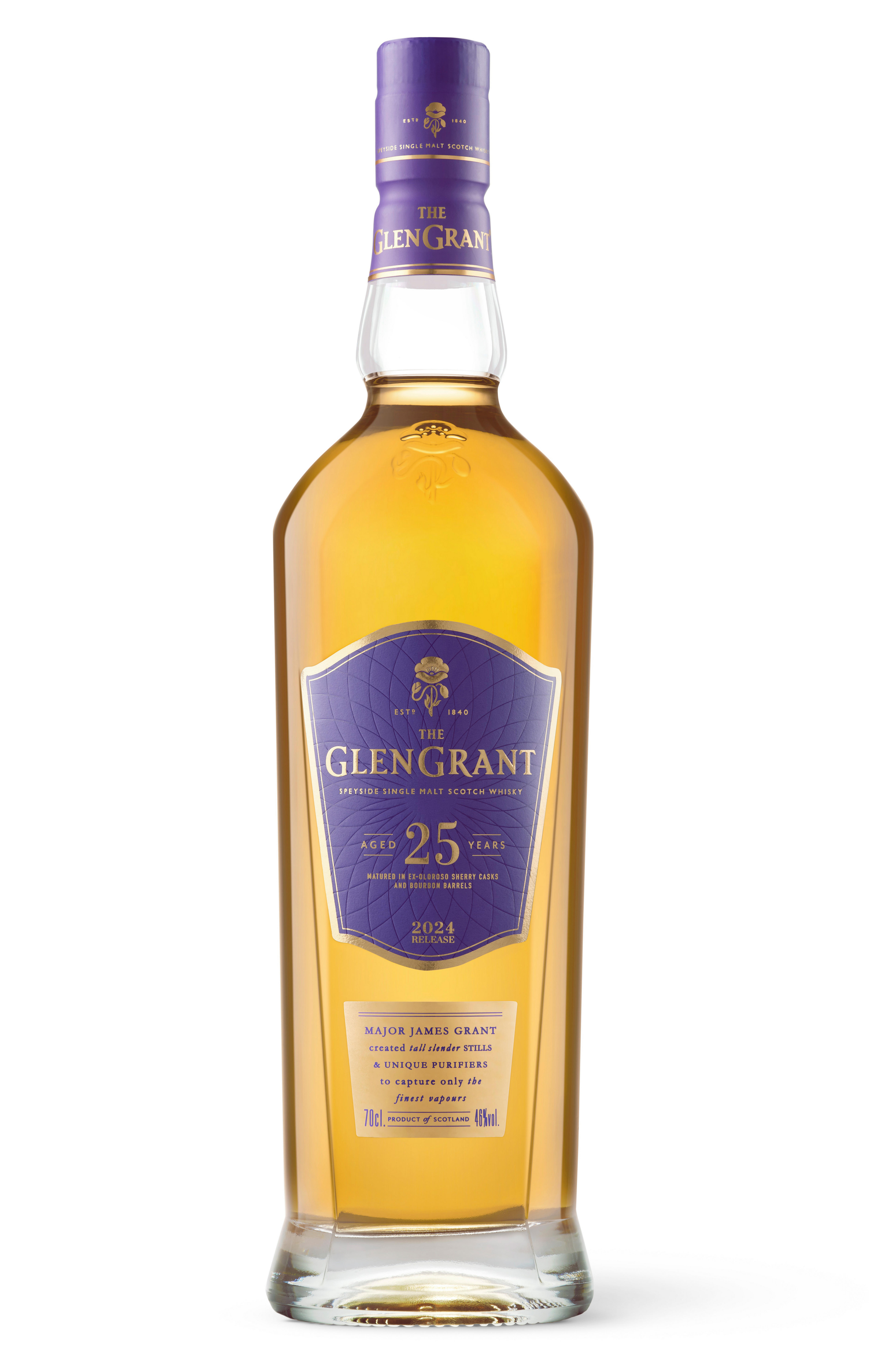 Glen Grant, 25-Year-Old, 2024 Release, Speyside, Single Malt Scotch Whisky (46%) bottle